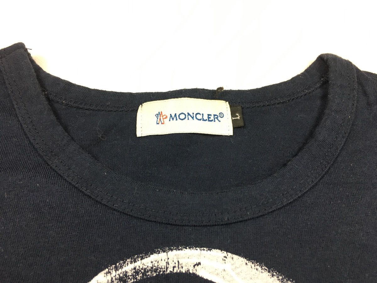 Moncler Moncler Italy Big Anchor Nova Logo Big Printed Tee T-shirt Size US S / EU 44-46 / 1 - 5 Thumbnail