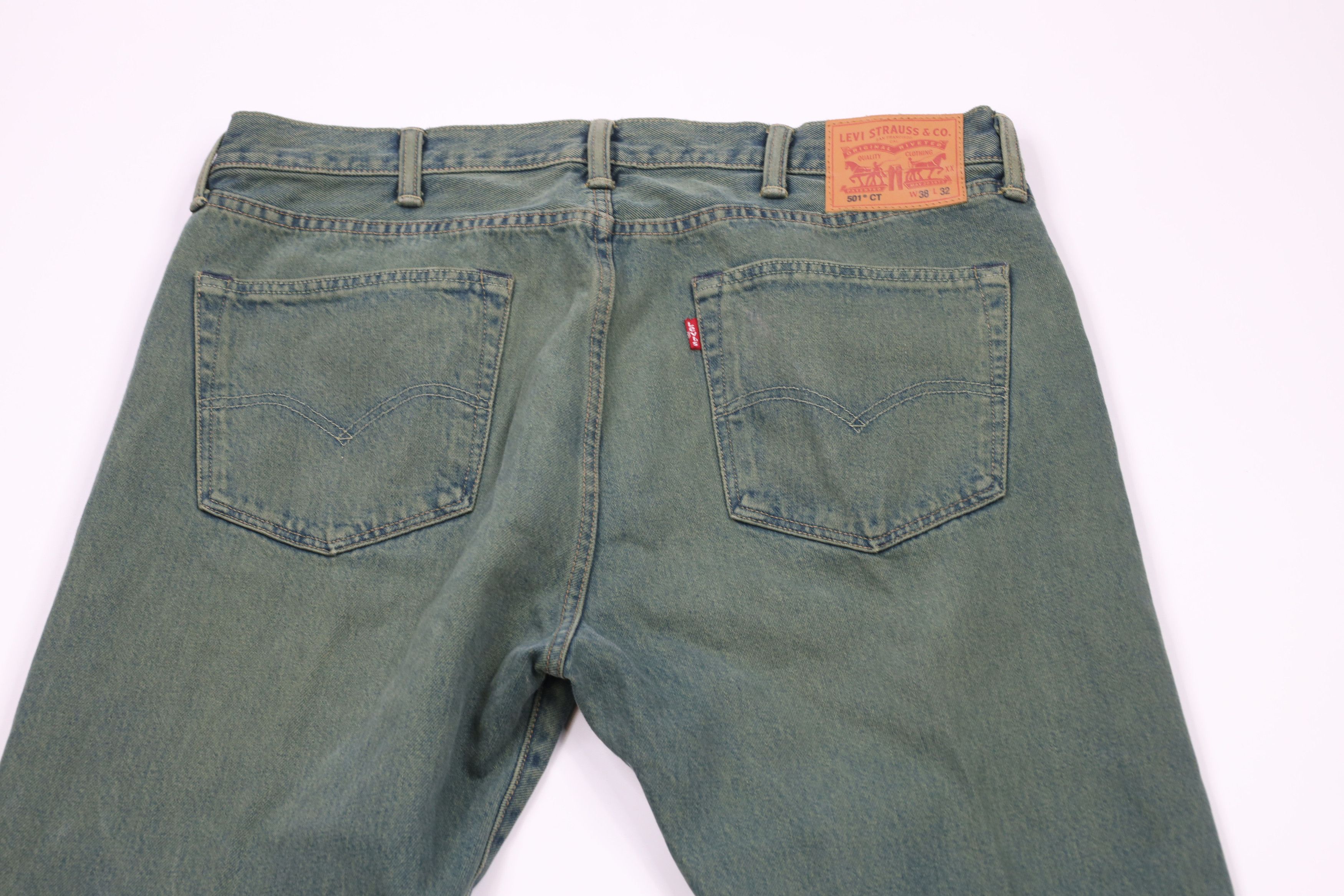 Levi's × Vintage Vintage Y2K Levis 501xx CT Fly Custom Tapered Denim Jeans Size US 38 / EU 54 - 12 Thumbnail