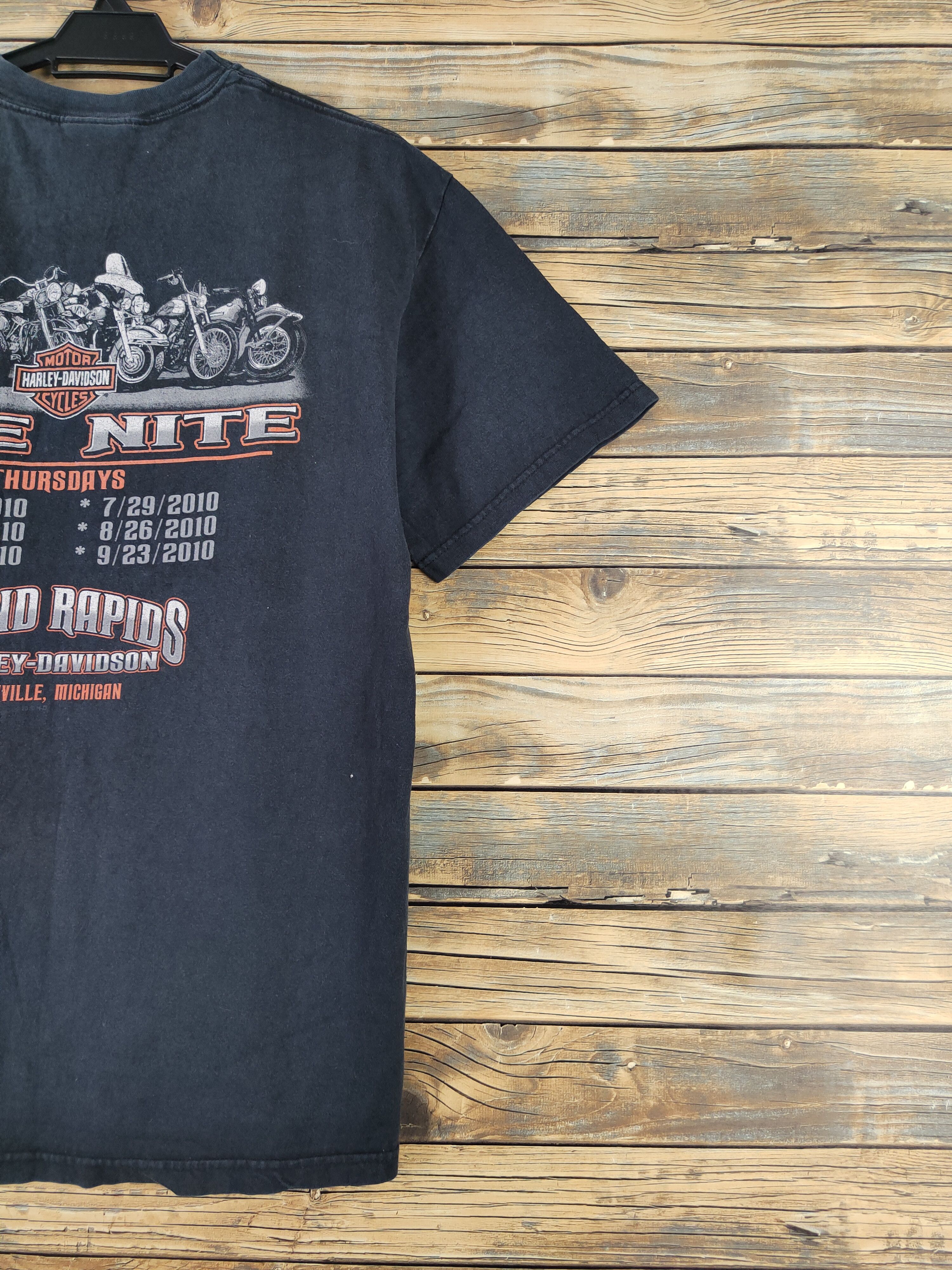 Harley Davidson DL Bike Nite Legendary Harley Davidson Black tee #1023 Size US L / EU 52-54 / 3 - 11 Thumbnail