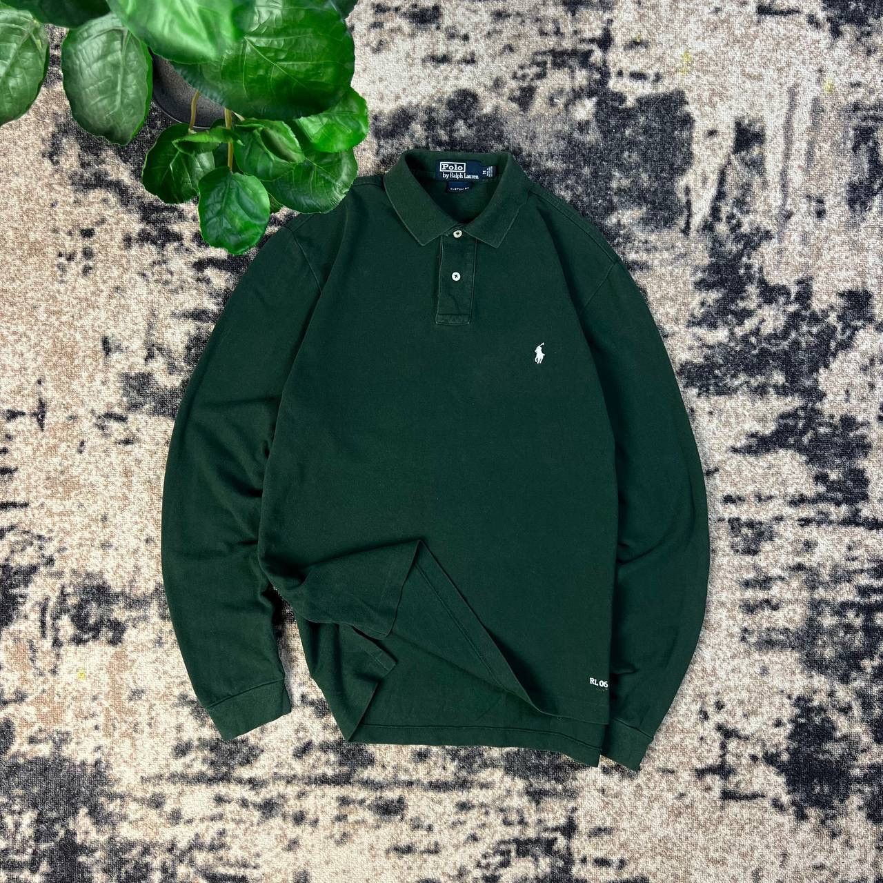 Polo Ralph Lauren Mini Logo Vintage Y2K Rugby Long Sleeve