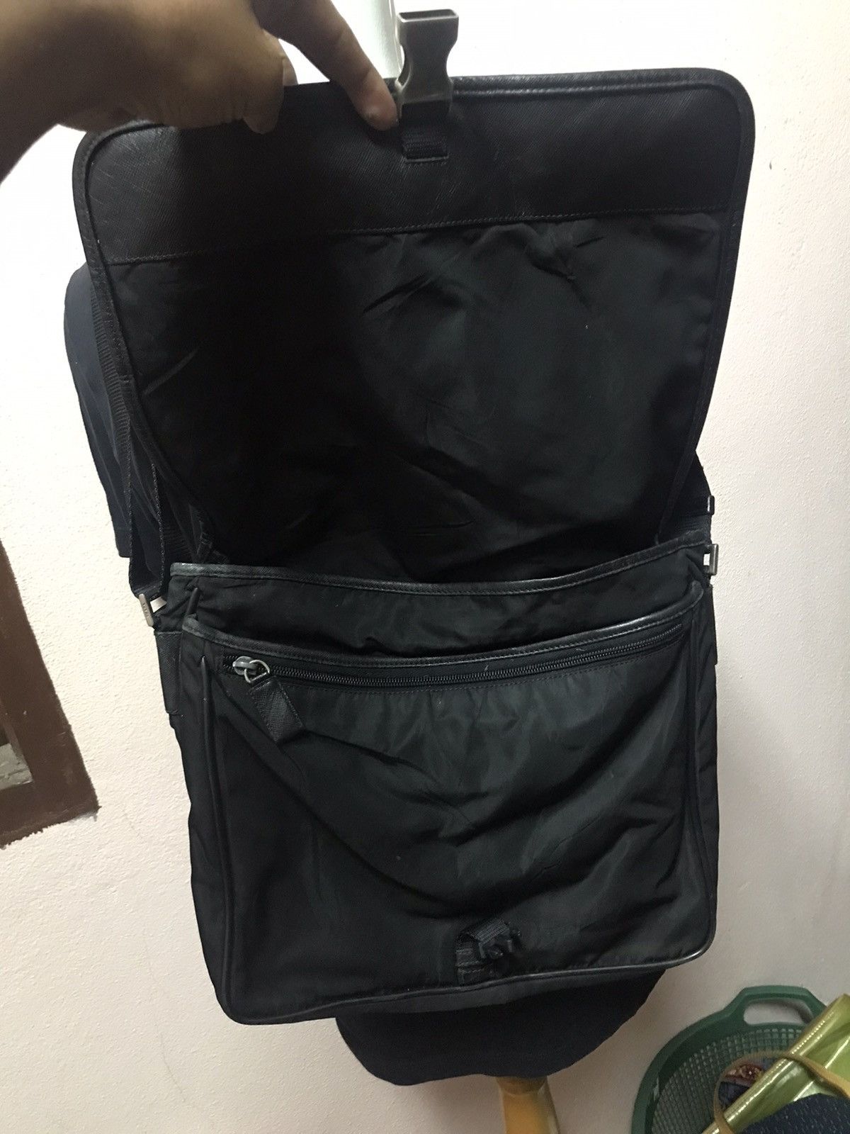Prada AUTHENTIC PRADA BLACK SHOULDER BAG Size ONE SIZE - 4 Thumbnail