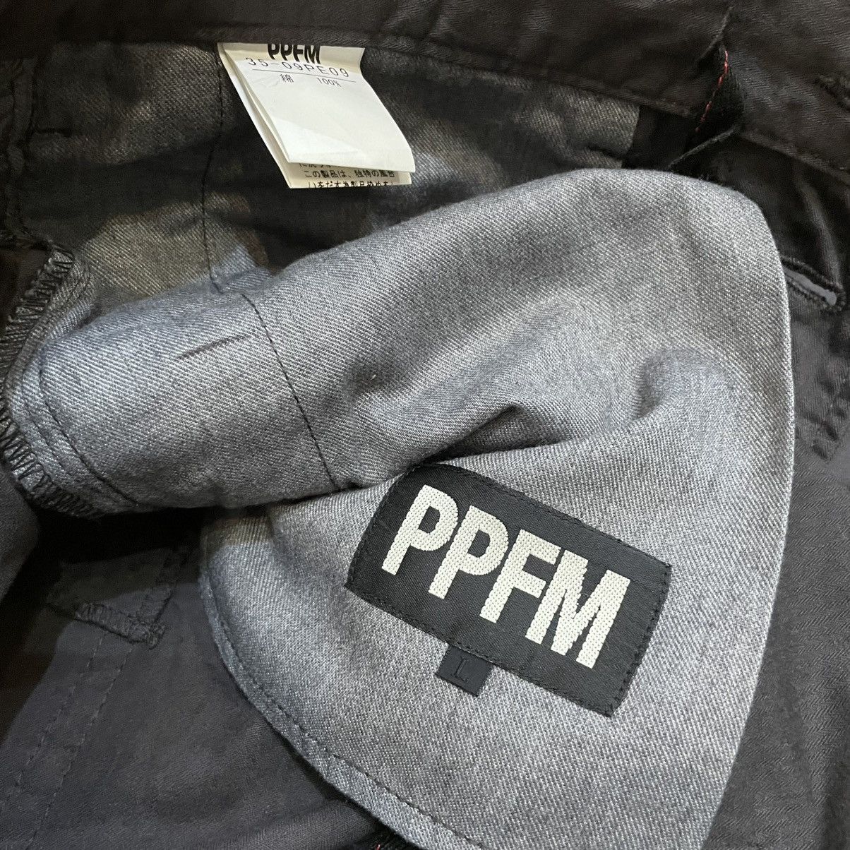 PPFM Japanese PPFM Archive Distressed Cotton Pants Button Fly Size US 31 - 8 Thumbnail