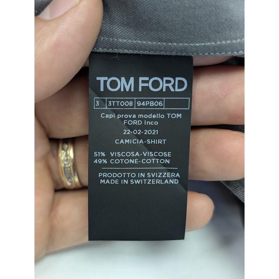 Tom Ford o1rshd1 Shirt in Black Size US S / EU 44-46 / 1 - 13 Thumbnail