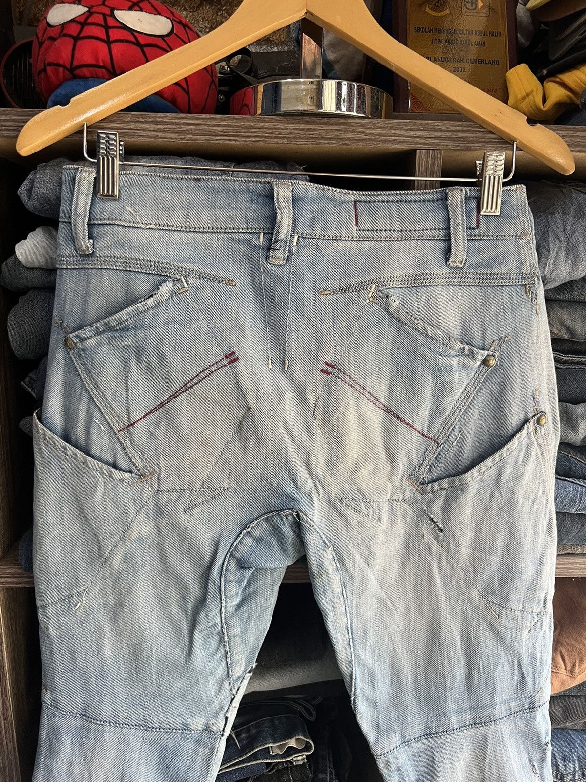 Marithe + Francois Girbaud 🔥Rare Marithe Francois Girbaud Distressed Denim Size US 30 / EU 46 - 10 Thumbnail