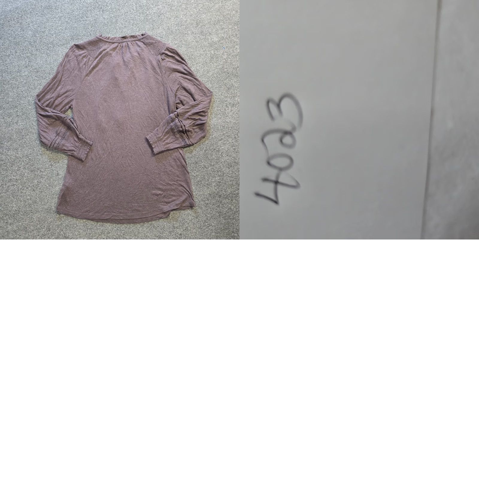 FatFace Fat Face Top Womens Size 6 Purple V Neck Long Sleeve Stretchy Casual T-Shirt Regular Womens Spin Size M / US 6-8 / IT 42-44 - 8 Thumbnail