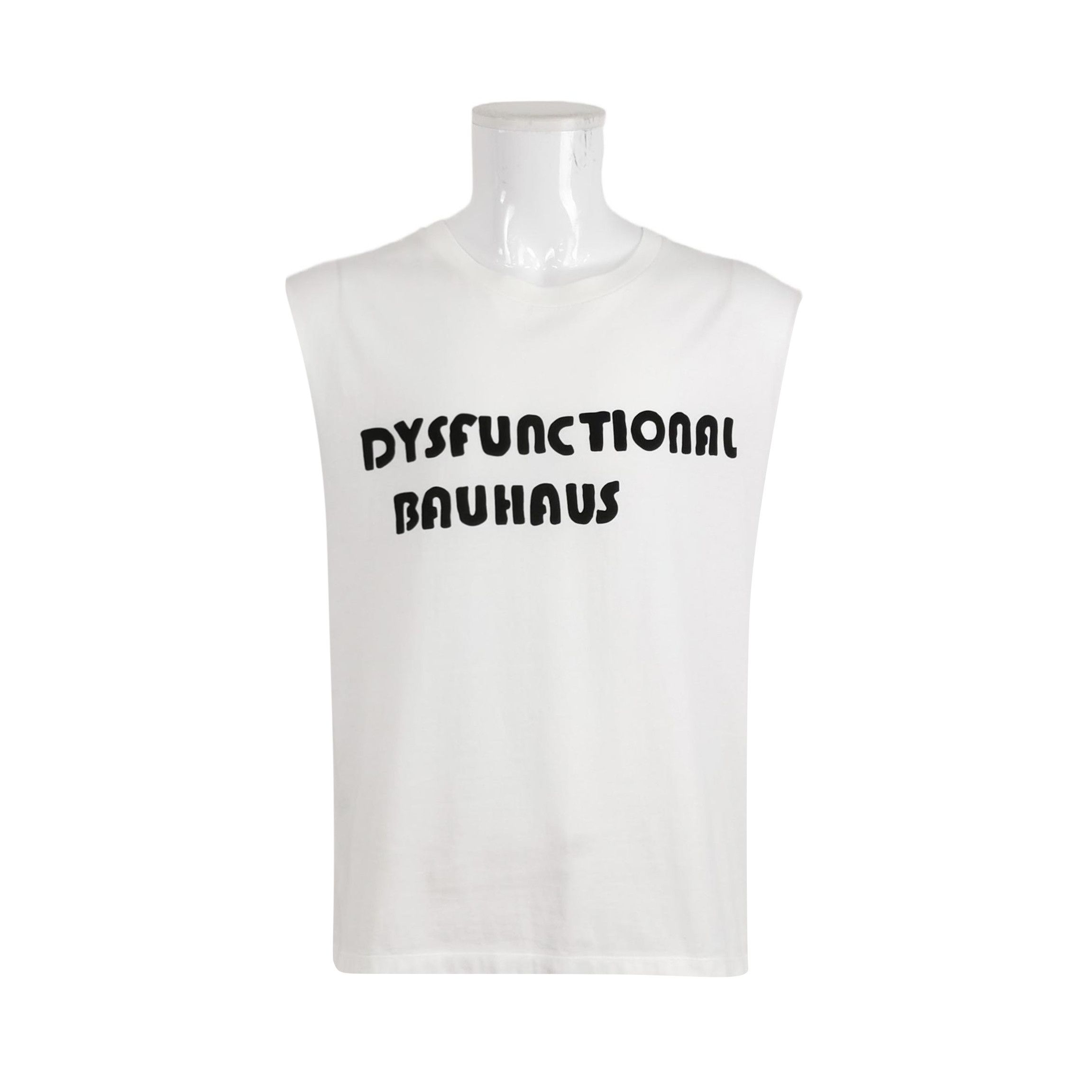 Celine Celine XS White 'Dysfunctional Bauhaus' Sleeveless Tank Size US XS / EU 42 / 0 - 1 Thumbnail