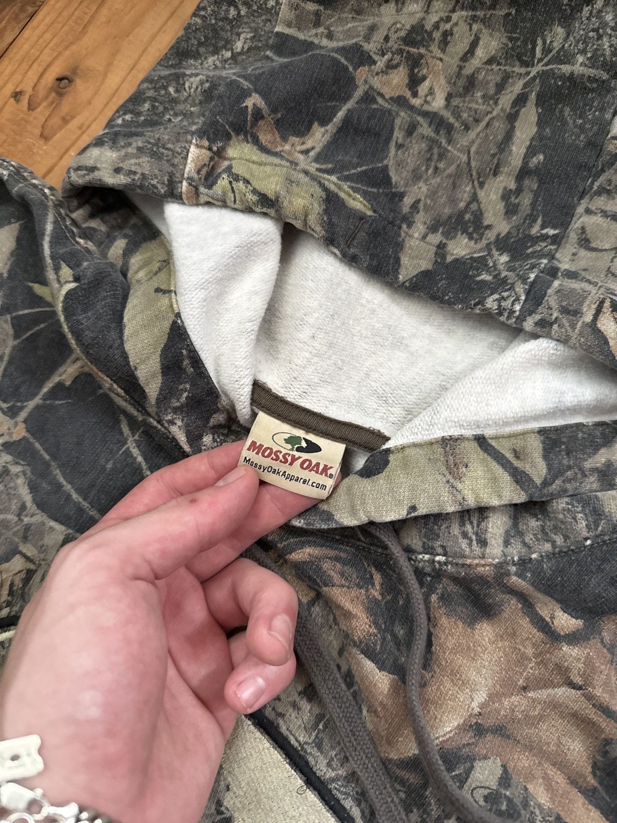 Mossy Oaks Vintage Mossy Oak Real Tree Camo Hoodie Size US M / EU 48-50 / 2 - 2 Thumbnail