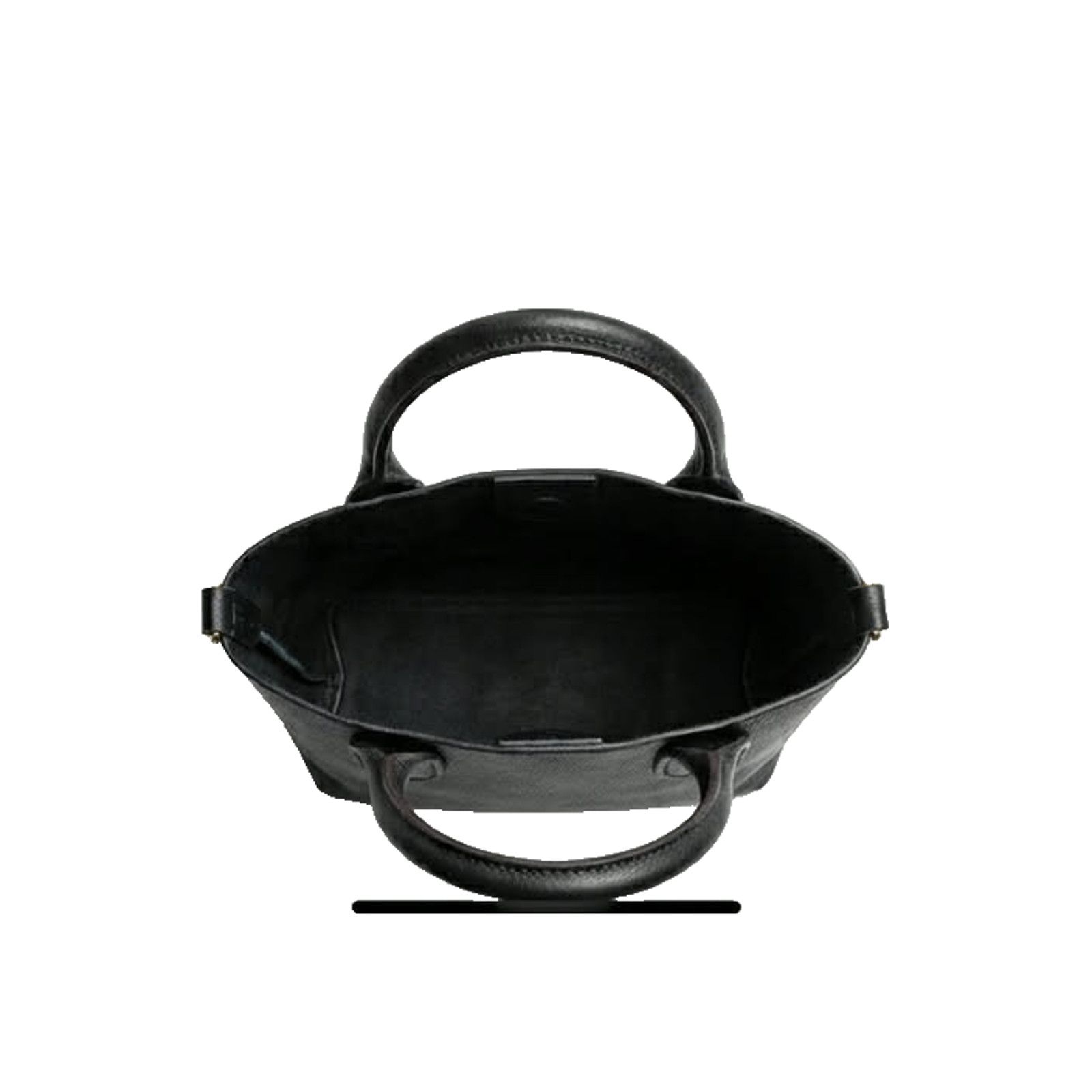 Portland Leather Portland Leather Goods Raindrop Crossbody Bag Pebbled Black Size ONE SIZE - 3 Thumbnail