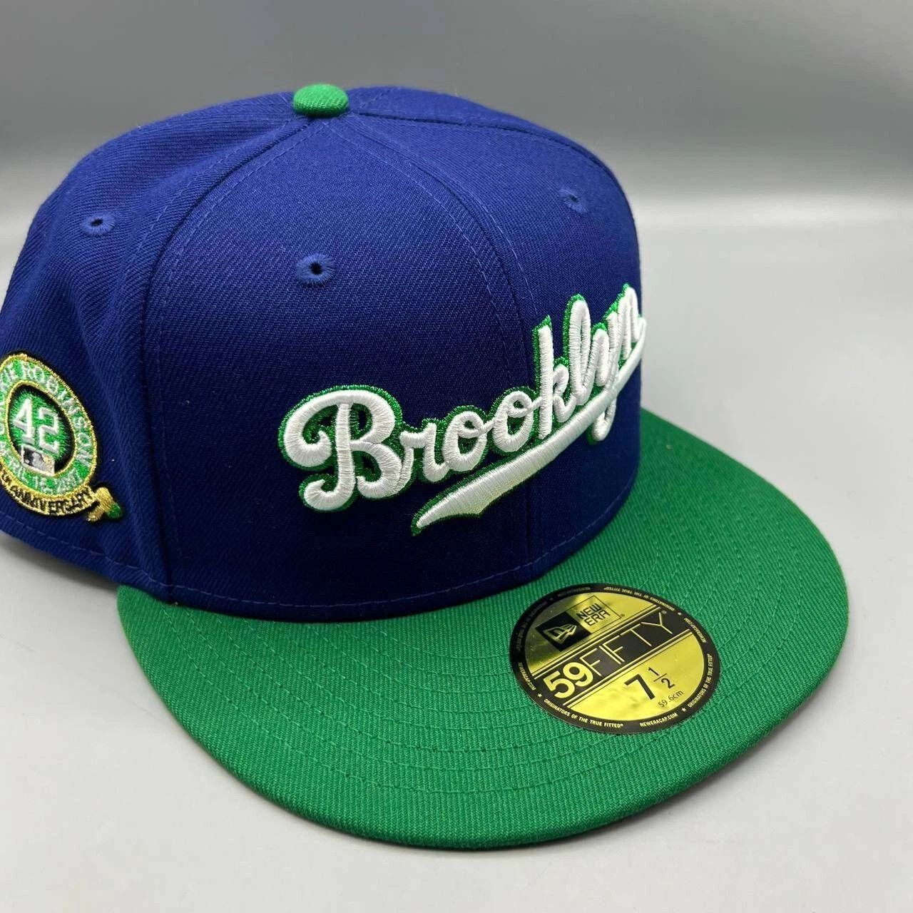 Brooklyn Dodgers Hat Men 1/2 Jackie Robinson MLB Fitted