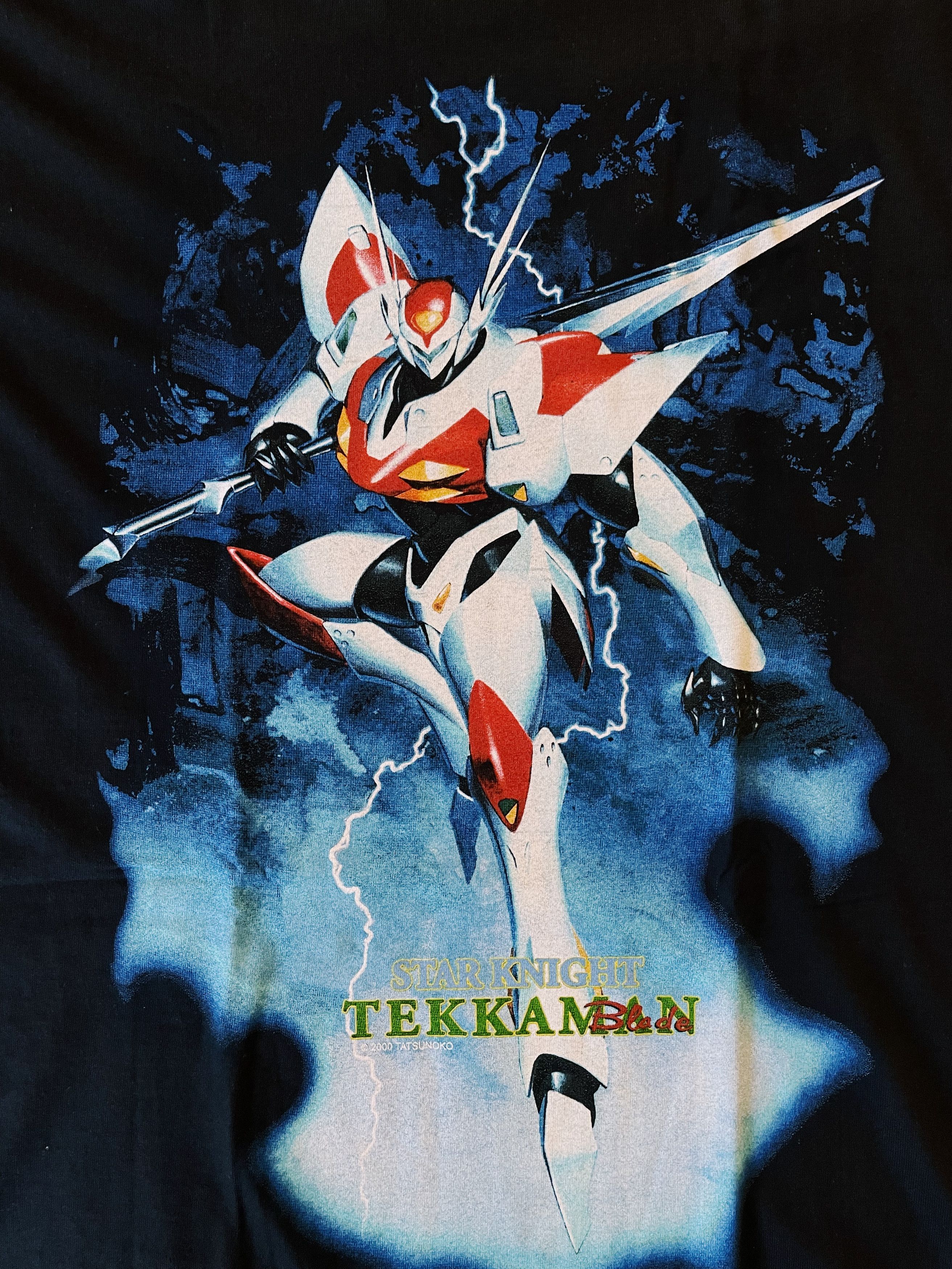 Anime × Japanese Brand × Vintage Vintage 2000 Star Knight Tekkaman Blade Promo T-shirt Black Size US M / EU 48-50 / 2 - 3 Thumbnail