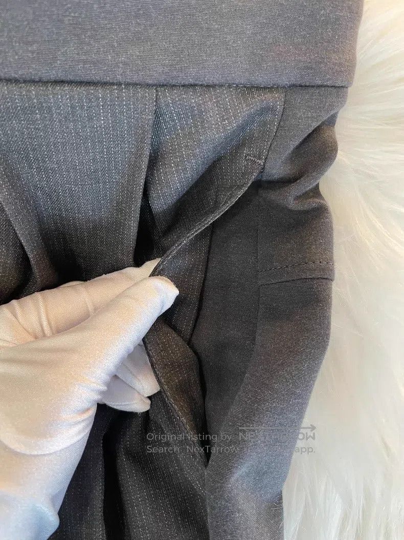 Brunello Cucinelli Brunello Cucinelli Dark Grey Wool Skirt Size 25" / US 0 / IT 36 - 5 Thumbnail