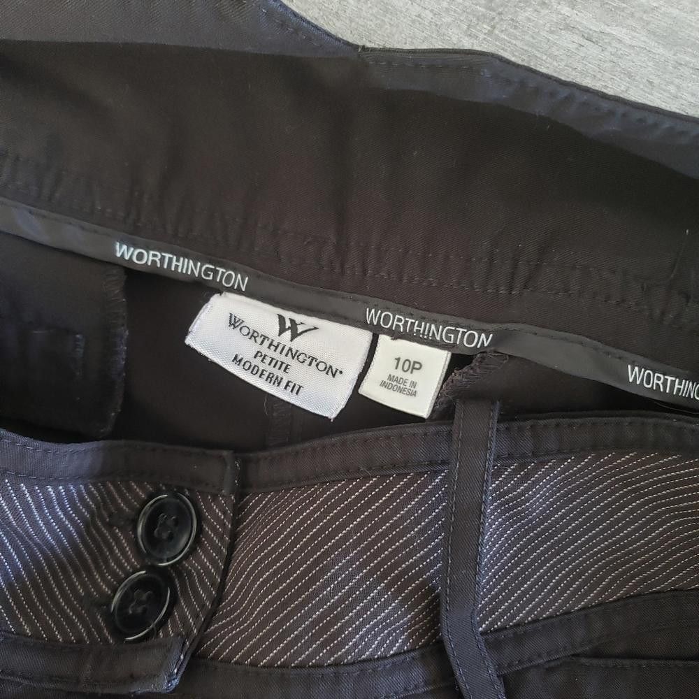 Worthington Black Worthington Modern Fit Dress Pant Size 32" / US 10 / IT 46 - 3 Thumbnail