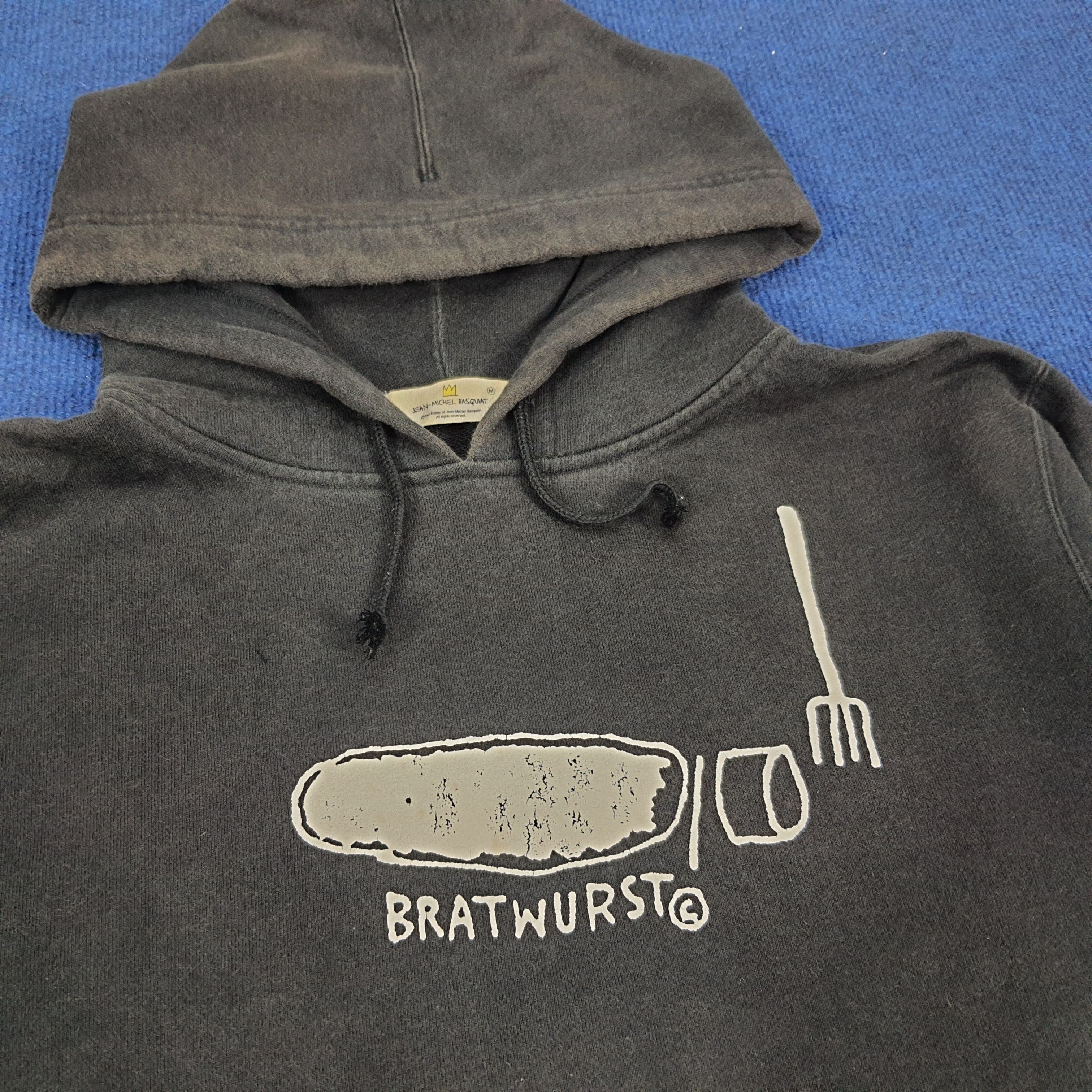 Jean-Michel Basquiat × Vintage Vintage Jean-Michel Basquiat Bratwurst Streetwear Hoodies Size US M / EU 48-50 / 2 - 2 Thumbnail