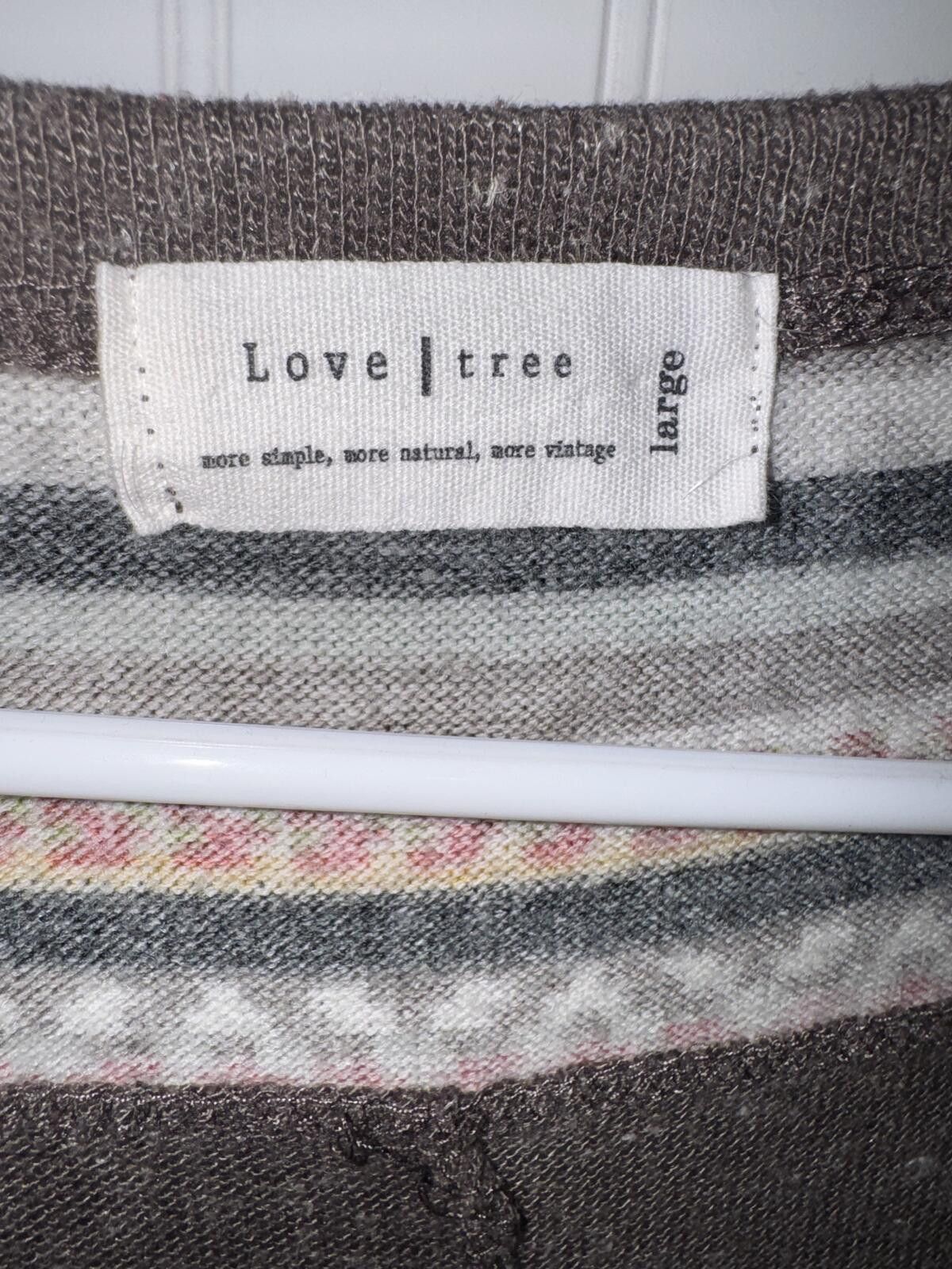 Other Love Tree Mixed Pattern Fair Isle Knit Pocket Sweater Top L Size L / US 10 / IT 46 - 3 Thumbnail