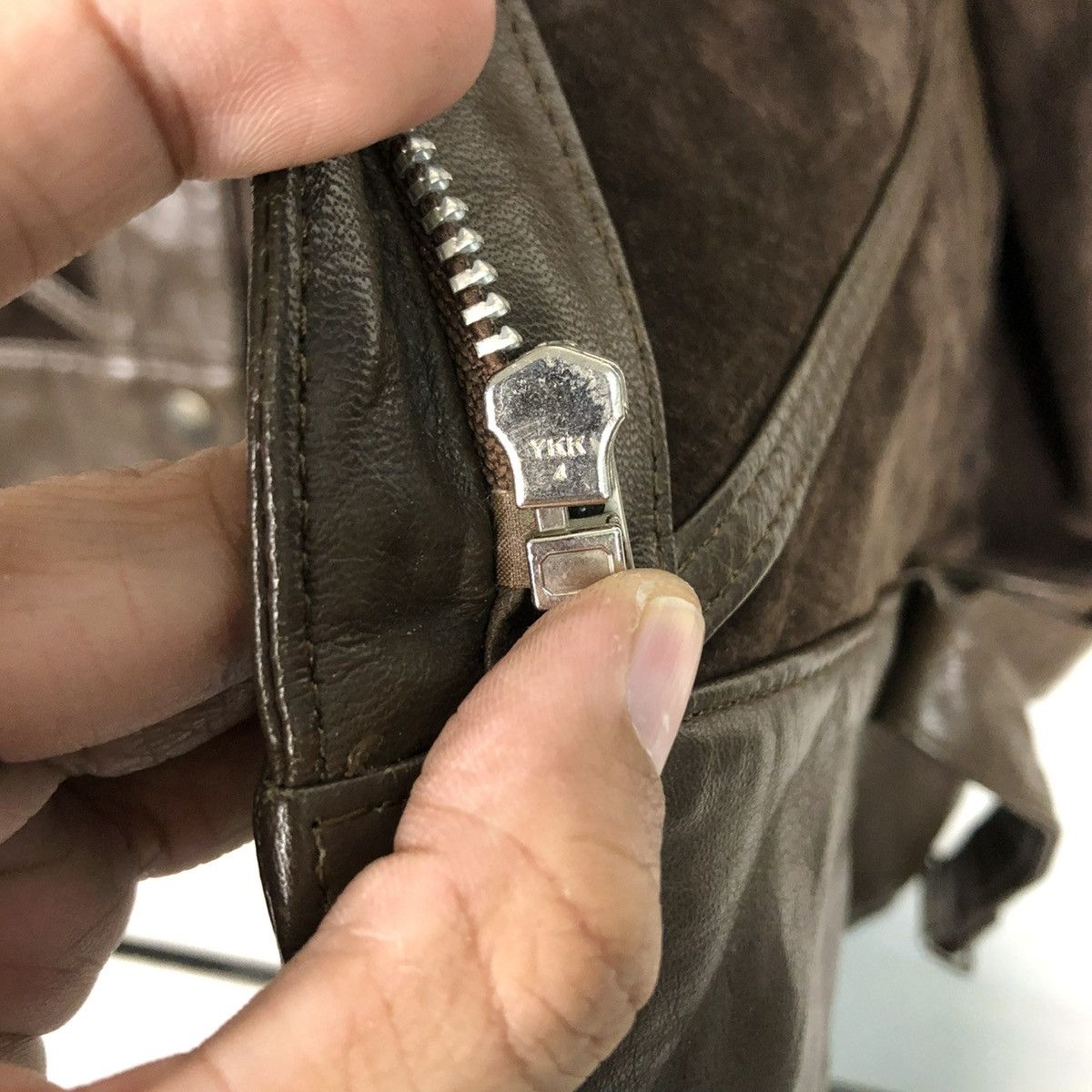 Japanese Brand 🔥VINTAGE BOMBER LEATHER JACKET SOFT HOUSTAN Size US M / EU 48-50 / 2 - 19 Thumbnail