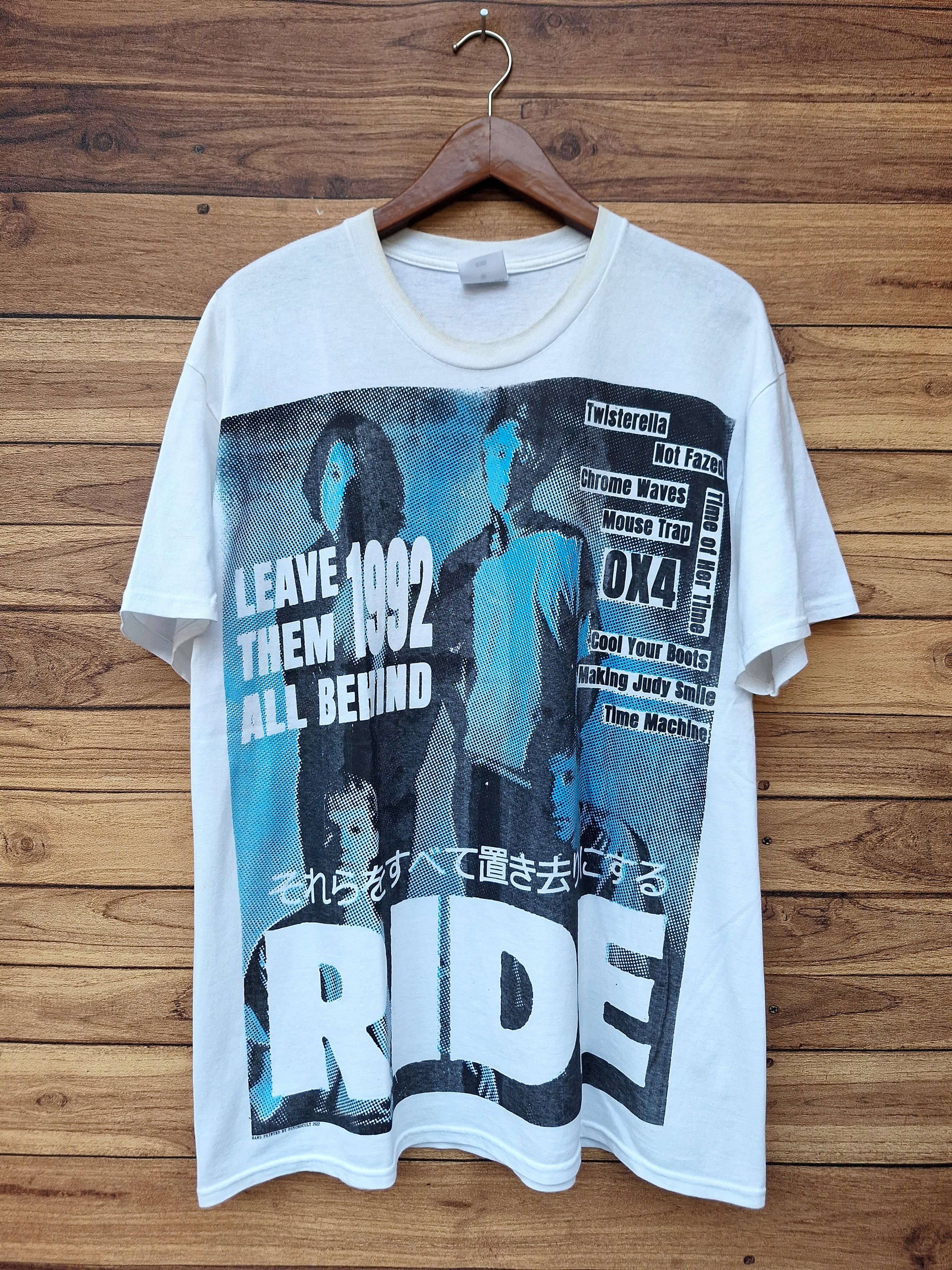 Japanese Brand 🔥RARE🔥 Ride leave theme all behind shoegaze rock band Size US XL / EU 56 / 4 - 1 Thumbnail