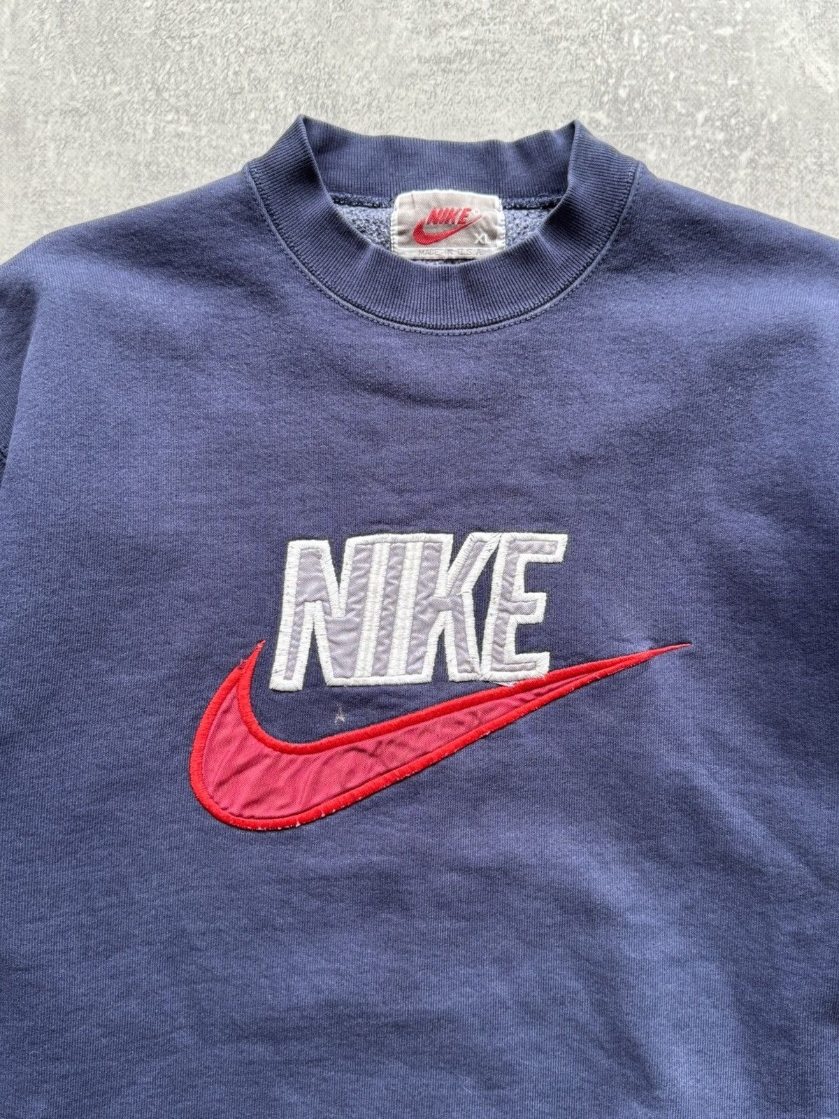Nike Vintage 80s Nike Logo Sweatshirt Size US XL / EU 56 / 4 - 2 Thumbnail