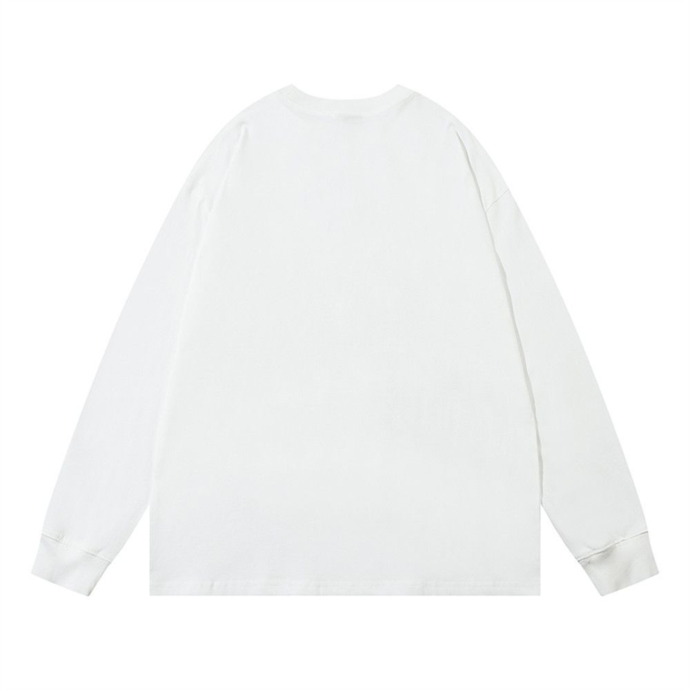 Vintage Men's hip-hop cat cartoon embroidered long-sleeved T-shirt Size US M / EU 48-50 / 2 - 2 Thumbnail