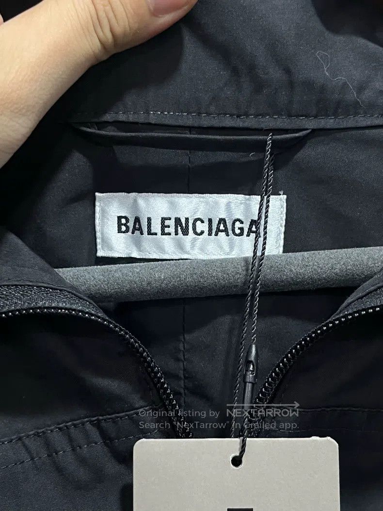 Balenciaga Balenciaga Front and back letter logo windbreaker jacket Size XS / US 0-2 / IT 36-38 - 6 Thumbnail