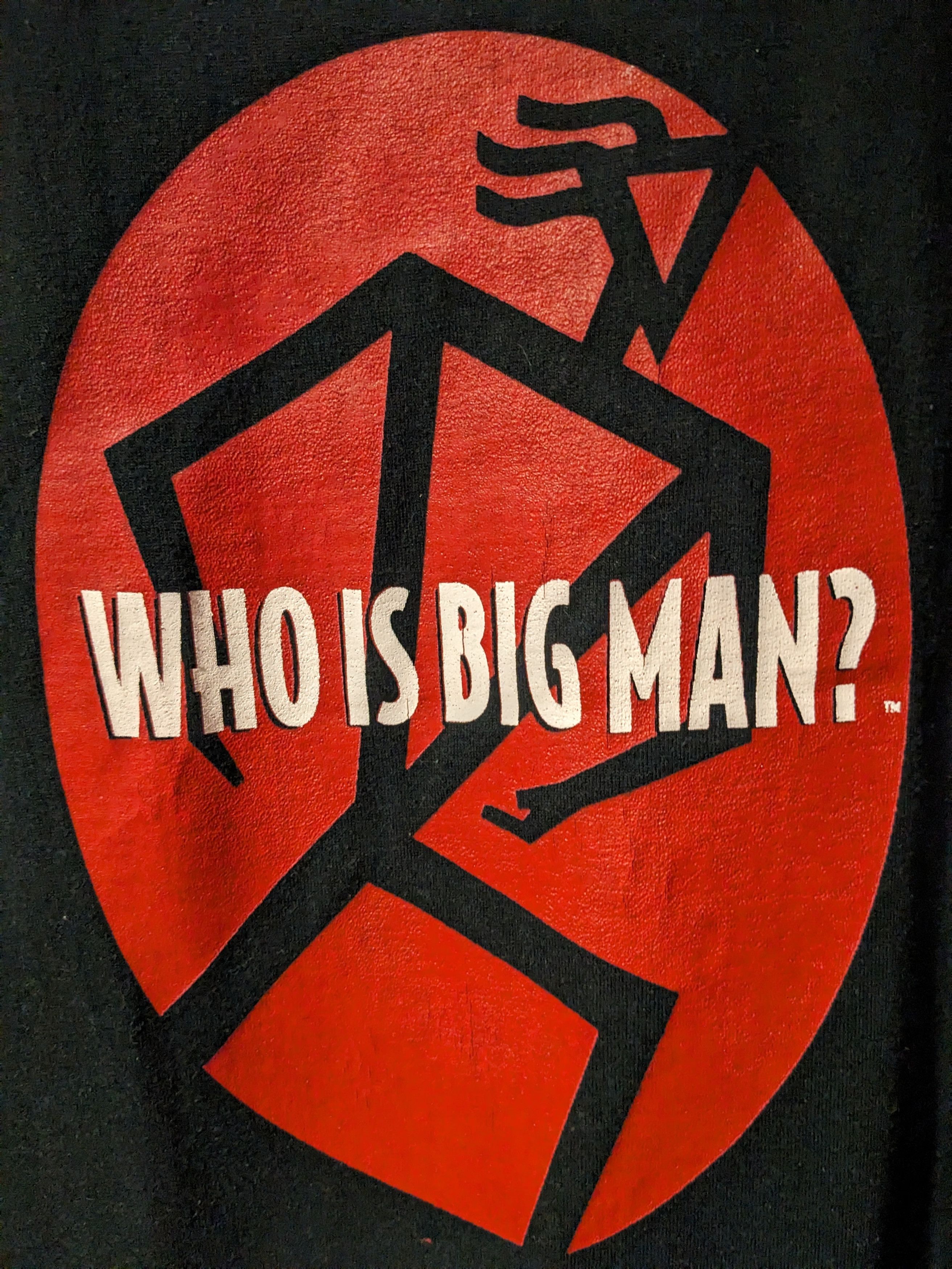Fruit Of The Loom × Vintage Vintage 90s Coors Red Light Big Man's Beer Who Big T-Shirt Size US XL / EU 56 / 4 - 2 Thumbnail