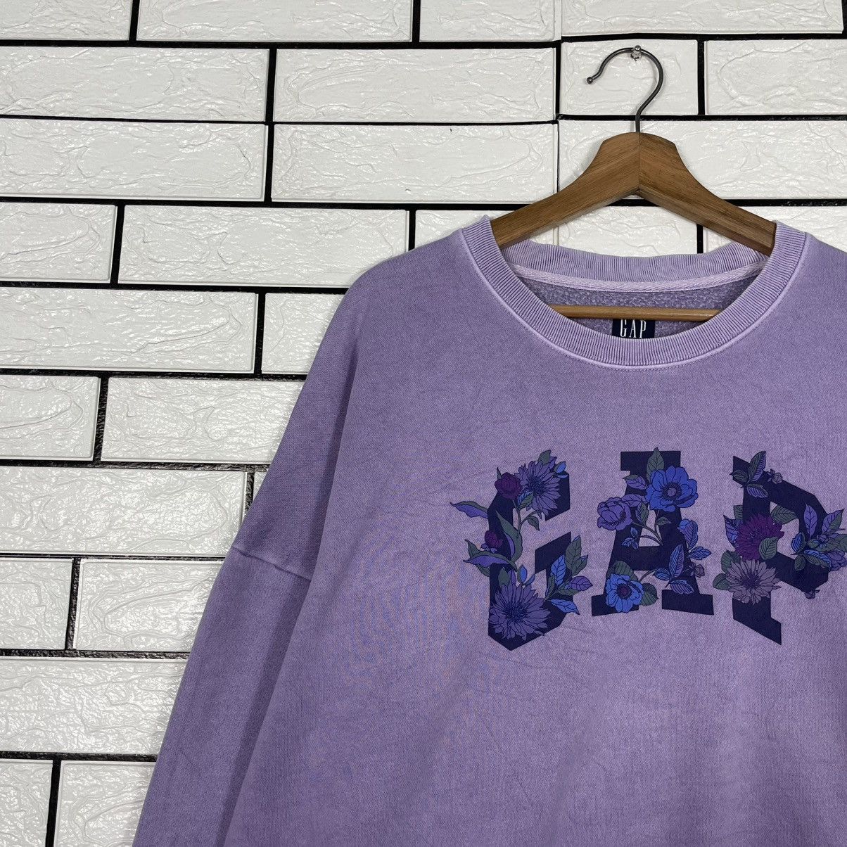 Gap Gap Big Logo Purple Sweatshirt Size US M / EU 48-50 / 2 - 6 Thumbnail