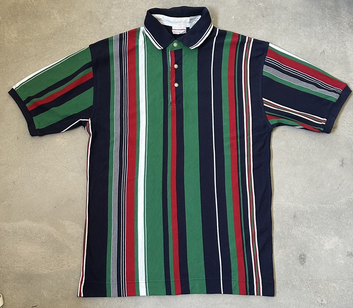 Bugle Boy VINTAGE BUGLE BOY STRIPES POLO TEE Size US M / EU 48-50 / 2 - 1 Thumbnail