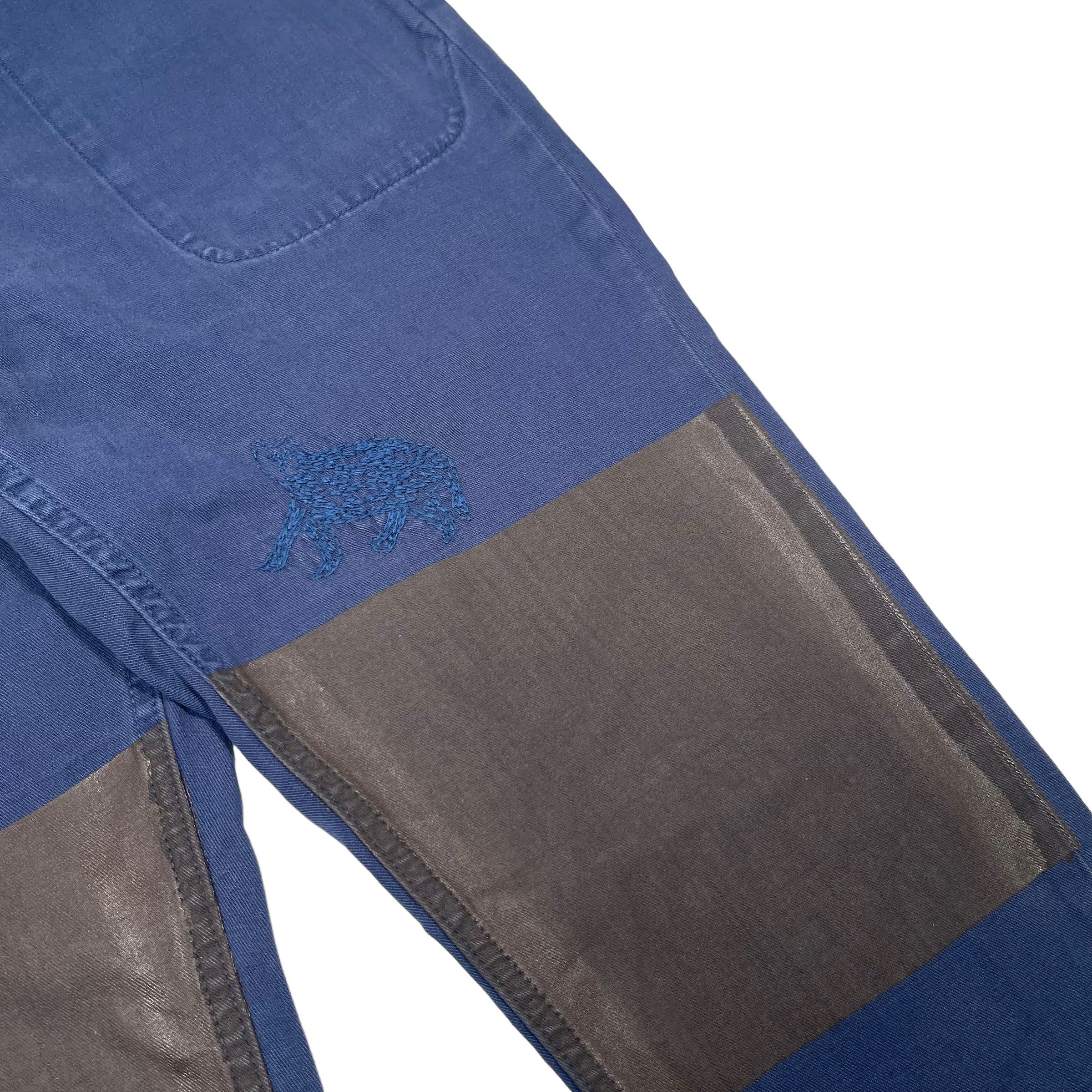 Issey Miyake × Ne-Net Ne Net Issey Miyake Sashiko Indigo Pants Size US 28 / EU 44 - 5 Thumbnail
