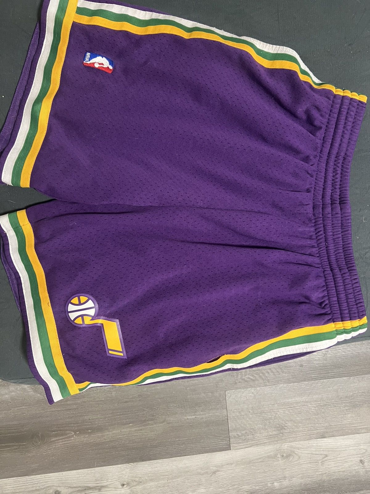 Mitchell & Ness Mitchell & Ness Men's Shorts Utah Jazz, Hardwood Classics Size US 34 / EU 50 - 1 Thumbnail