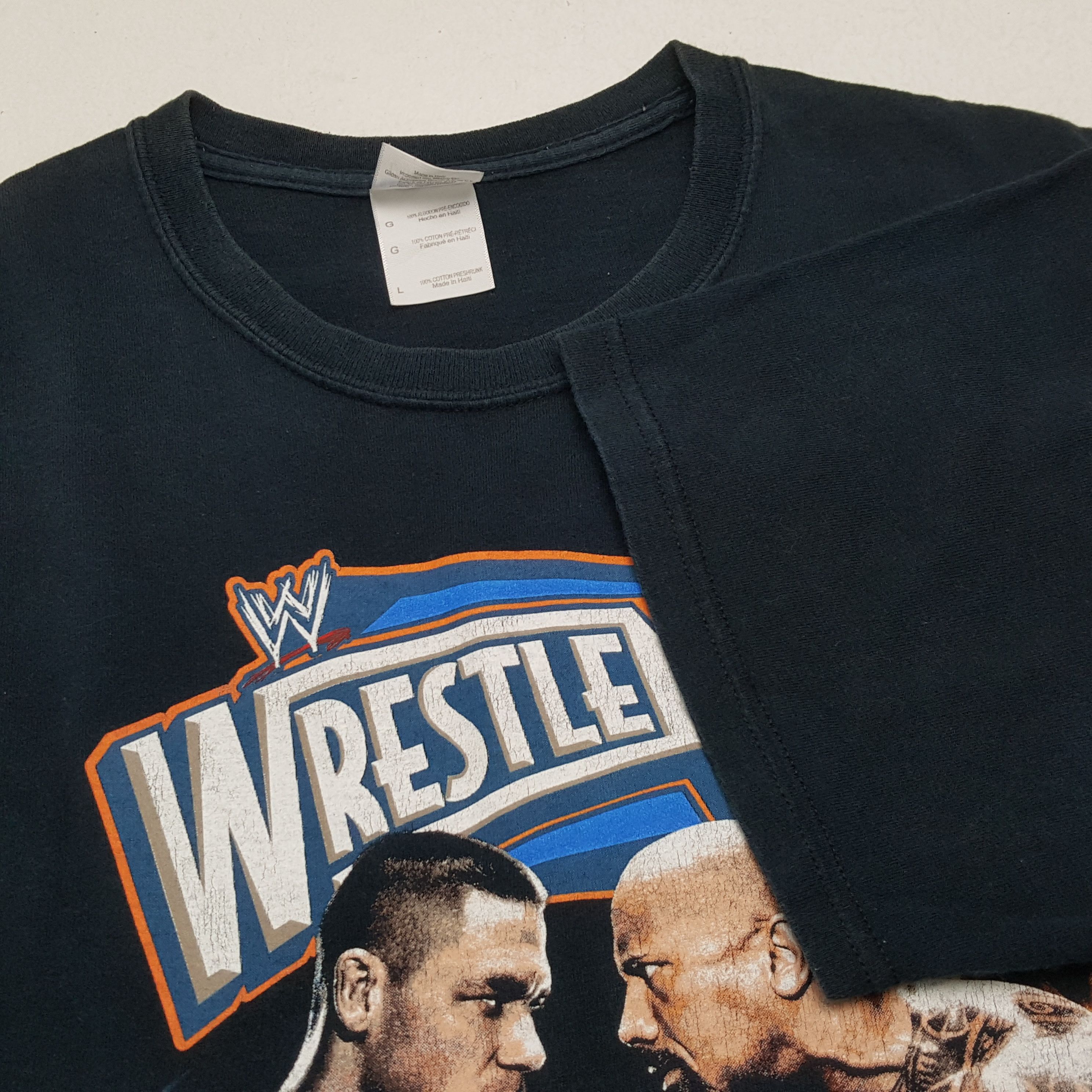 Vintage × WWE WWE JOHN CENA x THE ROCK Wrestle Mania Tshirt Size US L / EU 52-54 / 3 - 5 Thumbnail