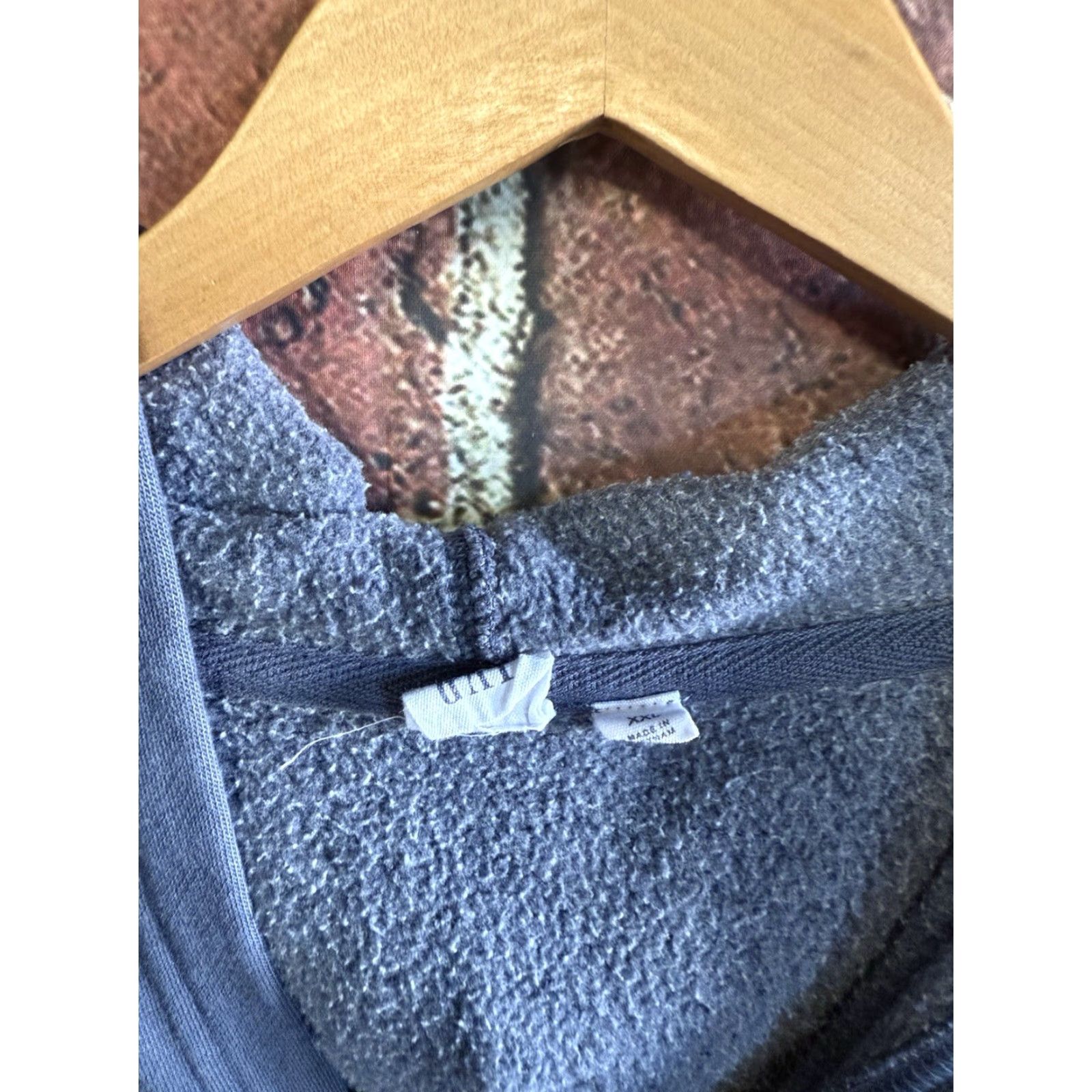 Gap VINTAGE Gap Mens Blue Pullover Hooded Oversized Sweatshirt Size 2XL Size US XXL / EU 58 / 5 - 3 Thumbnail