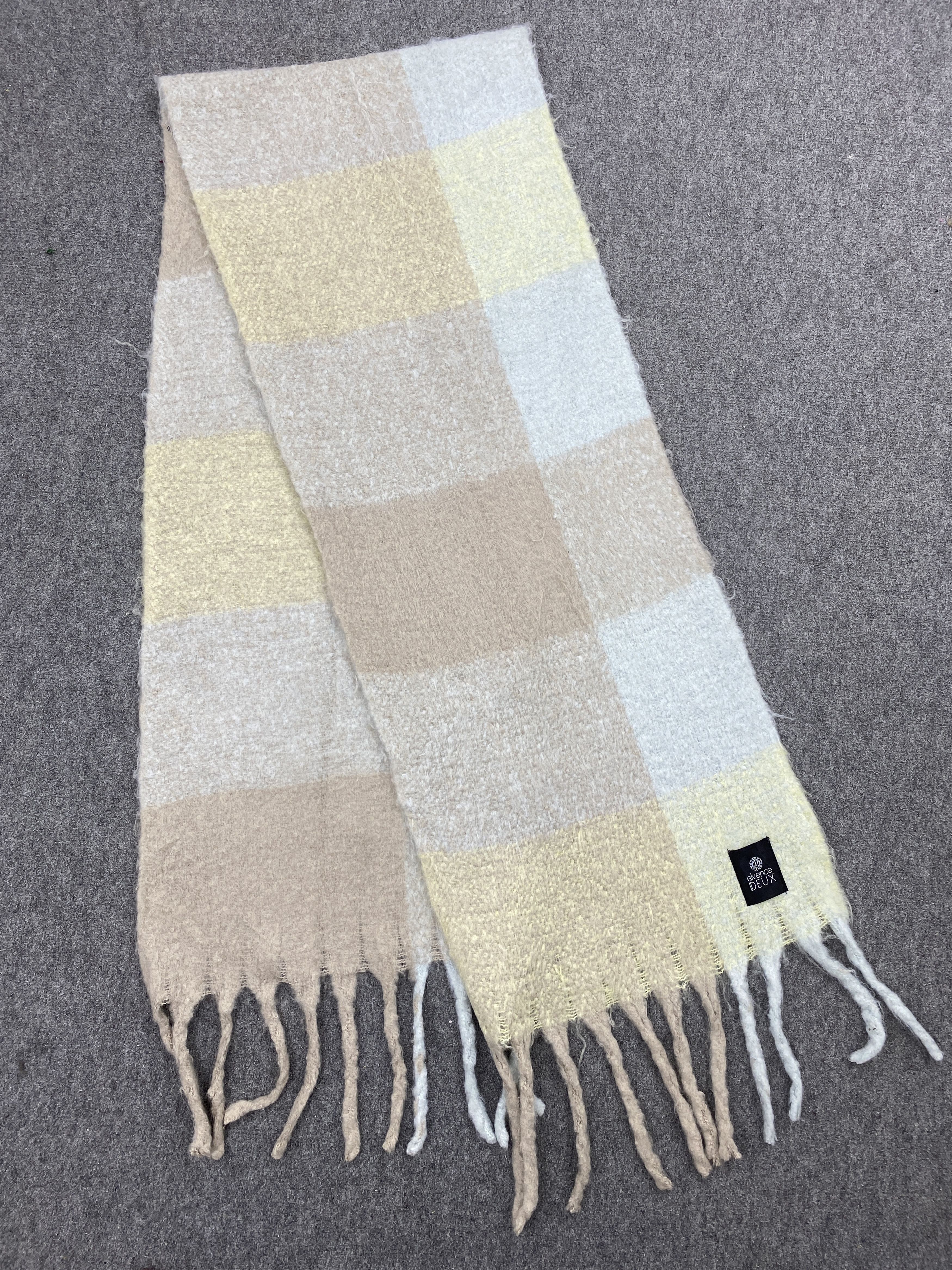 Vintage Elvence Deux Mohair Scarf / Muffler / Scarf - SC0020 Size ONE SIZE - 5 Thumbnail