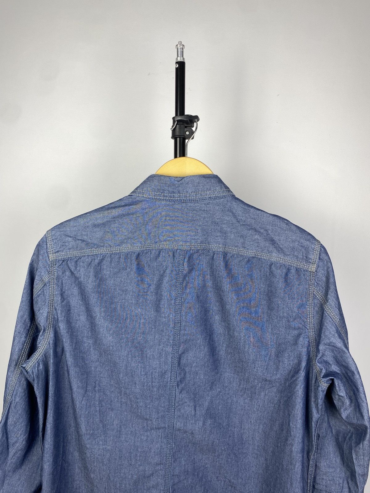Diesel × Vintage Vintage 00s Diesel Long Sleeve Shirt Logo Avant Garde Size US M / EU 48-50 / 2 - 7 Thumbnail