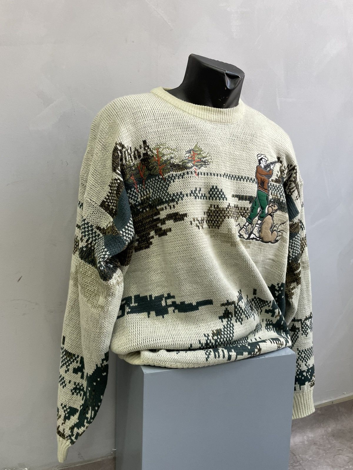 Lacoste Lacoste chemise style over print sweater y2k Size US L / EU 52-54 / 3 - 2 Thumbnail