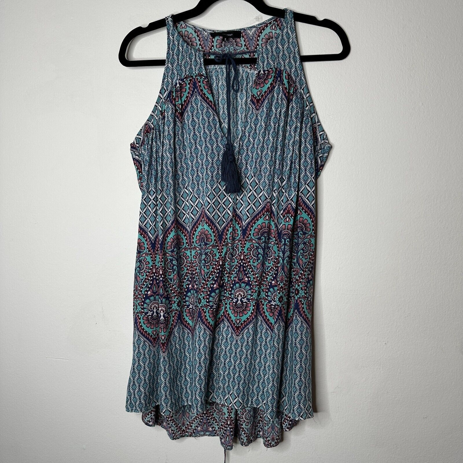 Other Olivaceous Multi Color Paisley Sleeveless Mini Tie VFront S Size S / US 4 / IT 40 - 13 Thumbnail