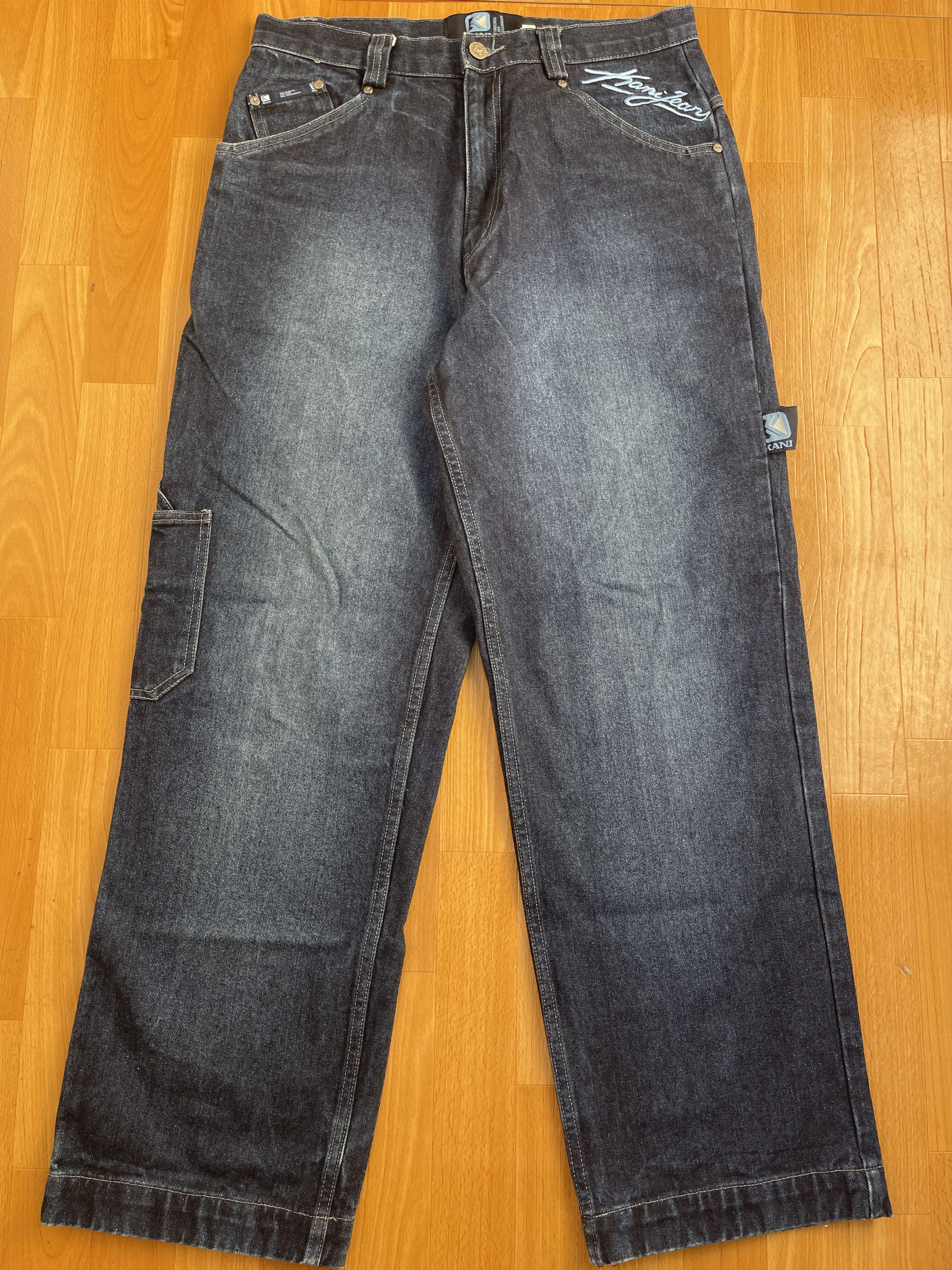 Karl Kani KARL KANI jeans, baggy, vintage Kani jeans, 90s hip hop W 32 Size US 32 / EU 48 - 3 Thumbnail