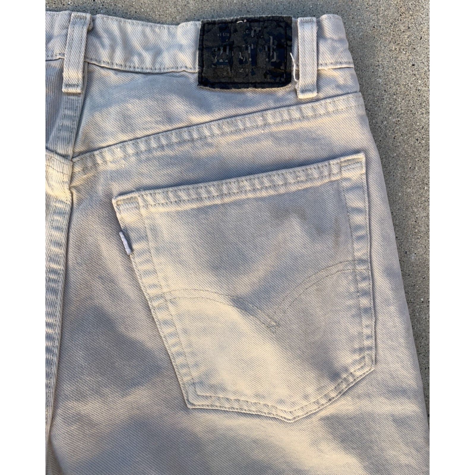 Vintage VINTAGE Levi’s silverTab Baggy Jeans Beige W 36 L 34 Made In USA Size US 36 / EU 52 - 6 Thumbnail