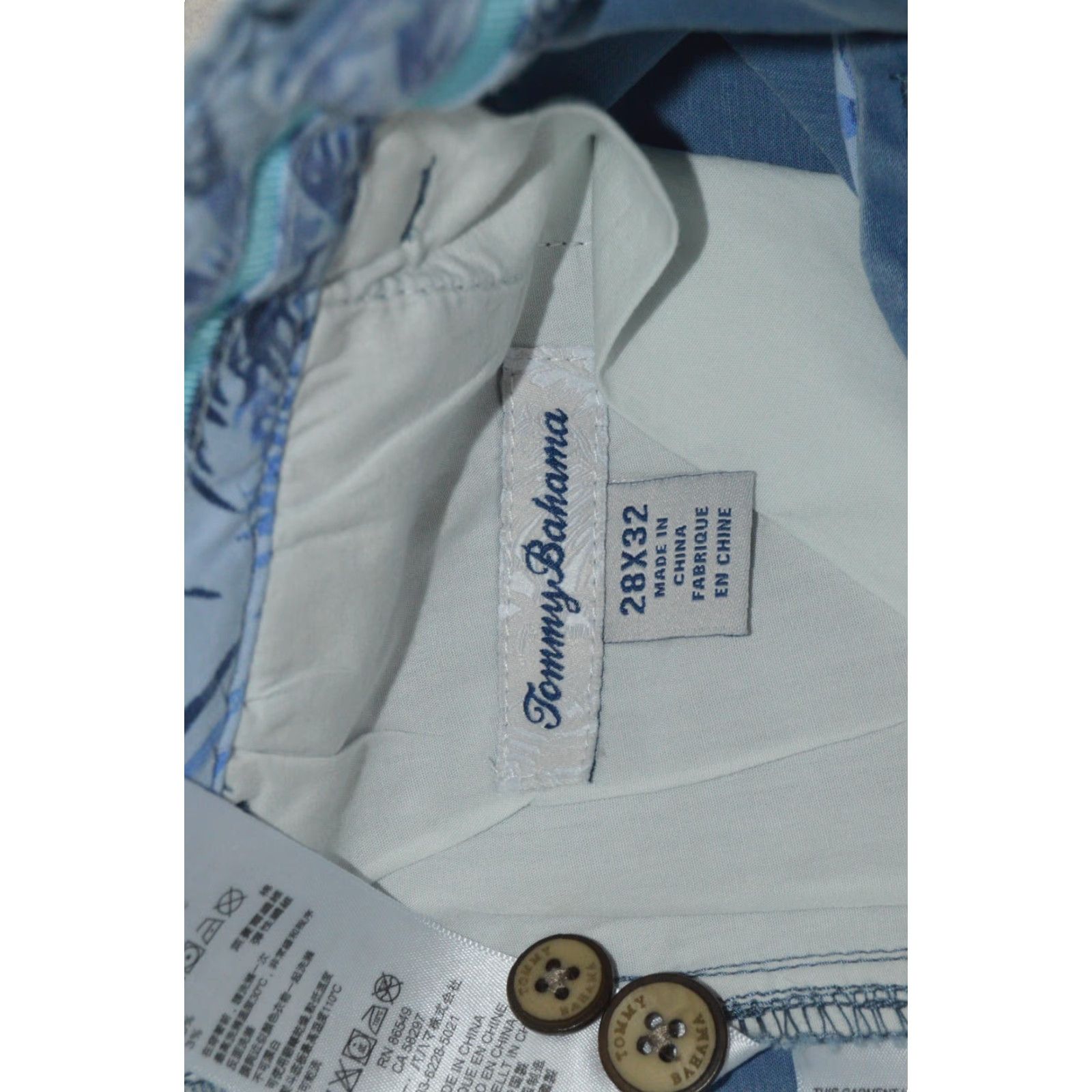 Tommy Bahama Tommy Bahama Pants Chino Mens Blue 28/32 Regular Straight Mid" Size US 28 / EU 44 - 6 Thumbnail