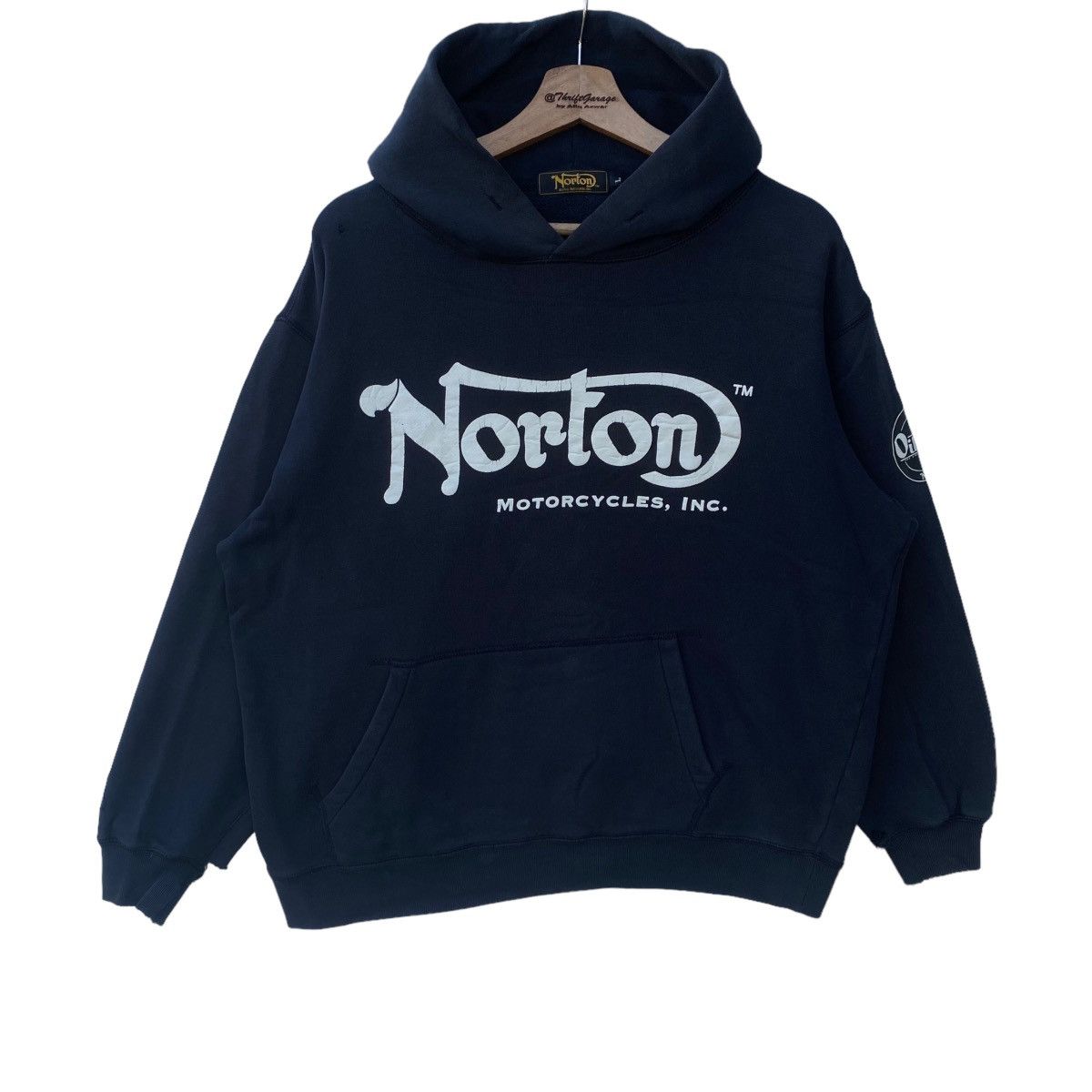Vintage Rare Vintage NORTON Motorcycle Hoodie Size US M / EU 48-50 / 2 - 2 Thumbnail
