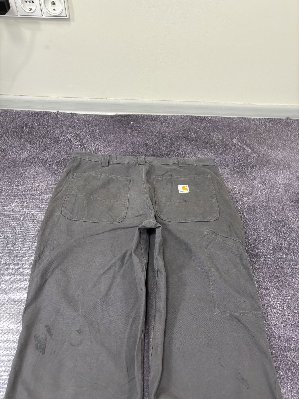Carhartt Vintage Carhartt Y2K Gray Work Hype Relaxed Fit Baggy Pants Size US 36 / EU 52 - 5 Thumbnail