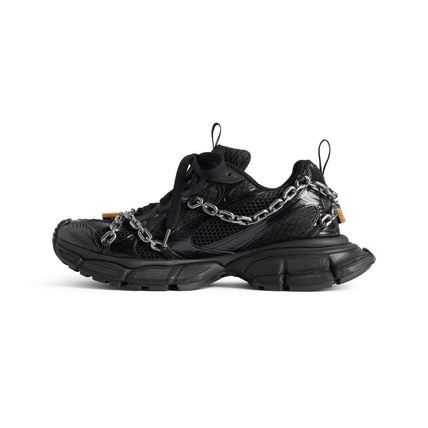 Balenciaga o1w1db10226 3XL Chain Sneakers In Black Size US 12 / EU 45 - 4 Thumbnail