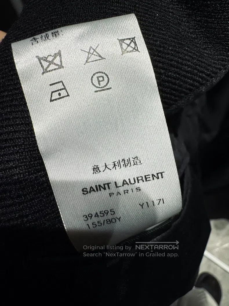 Saint Laurent Paris Saint Laurent Paris Wool Tuxedo Jacket Size XXS / US 00 / IT 34 - 5 Thumbnail