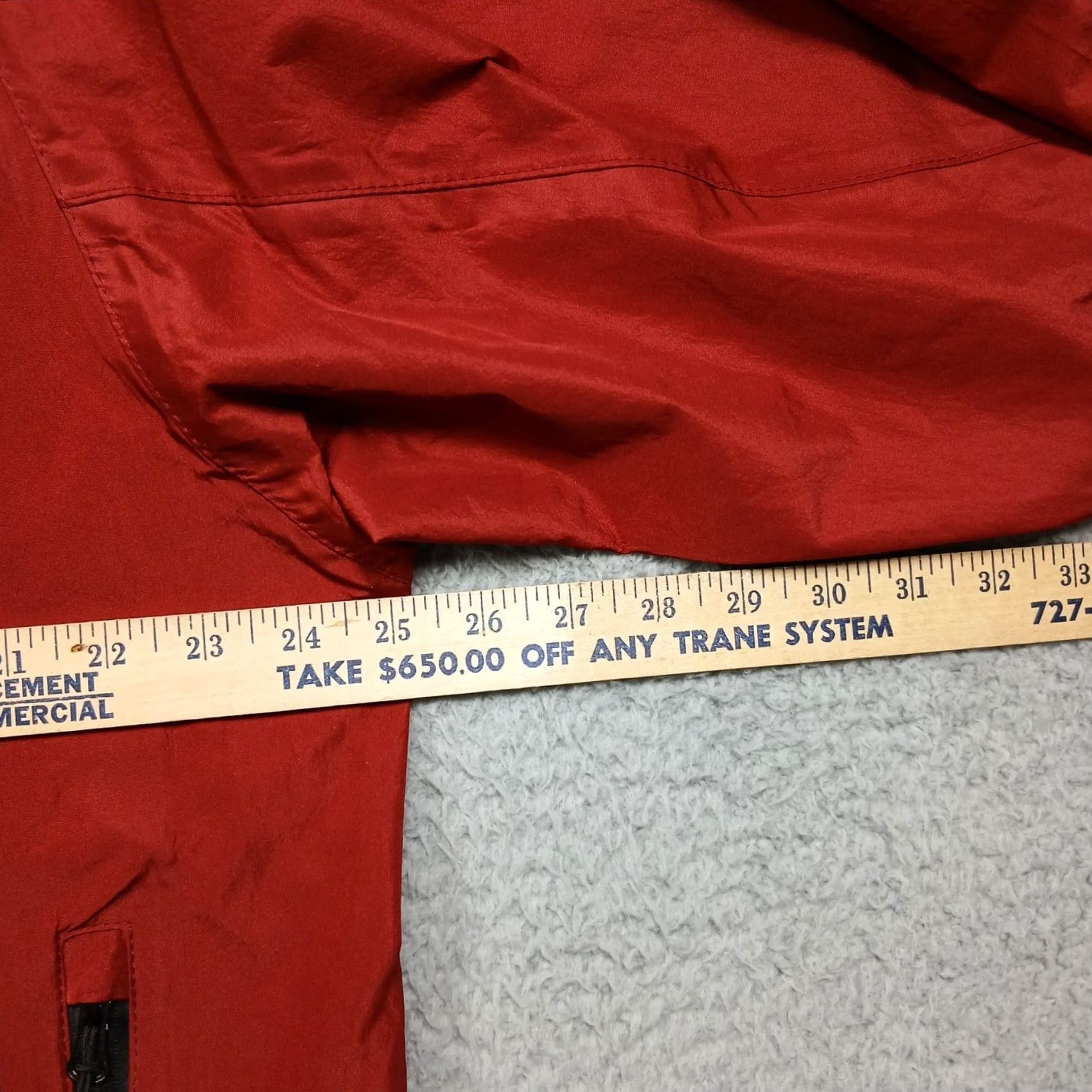 Vintage Frogg Toggs Toadz Rain Jacket Hooded Full Zip Mens Red L Waterproof Lightweight Size US L / EU 52-54 / 3 - 6 Thumbnail
