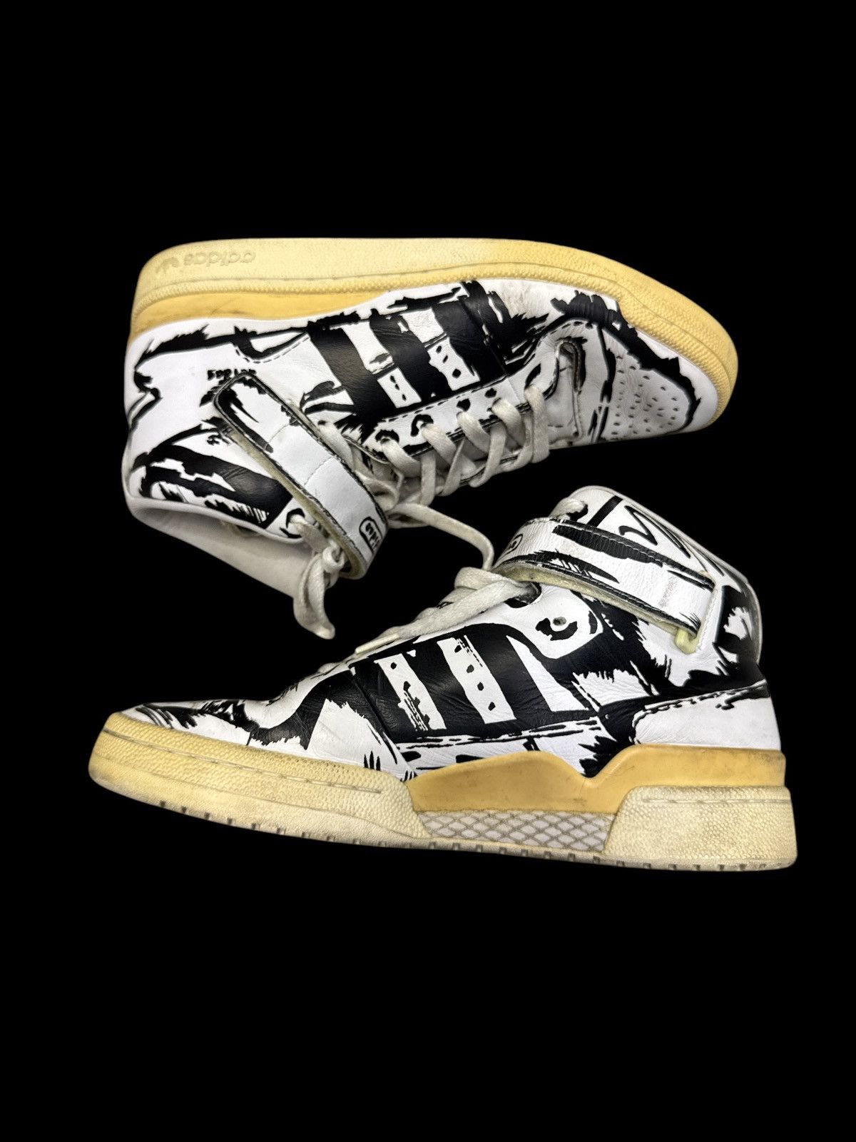 Adidas VINTAGE 2008 ADIDAS FORUM DRAWN SHOES 10US Size US 10 / EU 43 - 6 Thumbnail