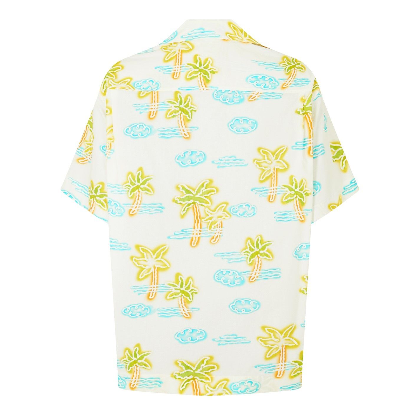 Palm Angels o1g2r1mq0325 Neon Graphic Shirt in Multicolor Size S / US 4 / IT 40 - 2 Thumbnail