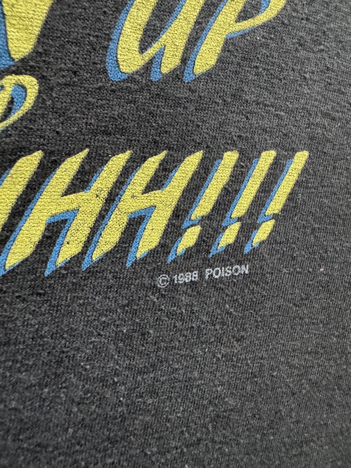 Band Tees Vintage 1988 POISON Rock Metal Band T-Shirt Size Large Size US L / EU 52-54 / 3 - 3 Thumbnail