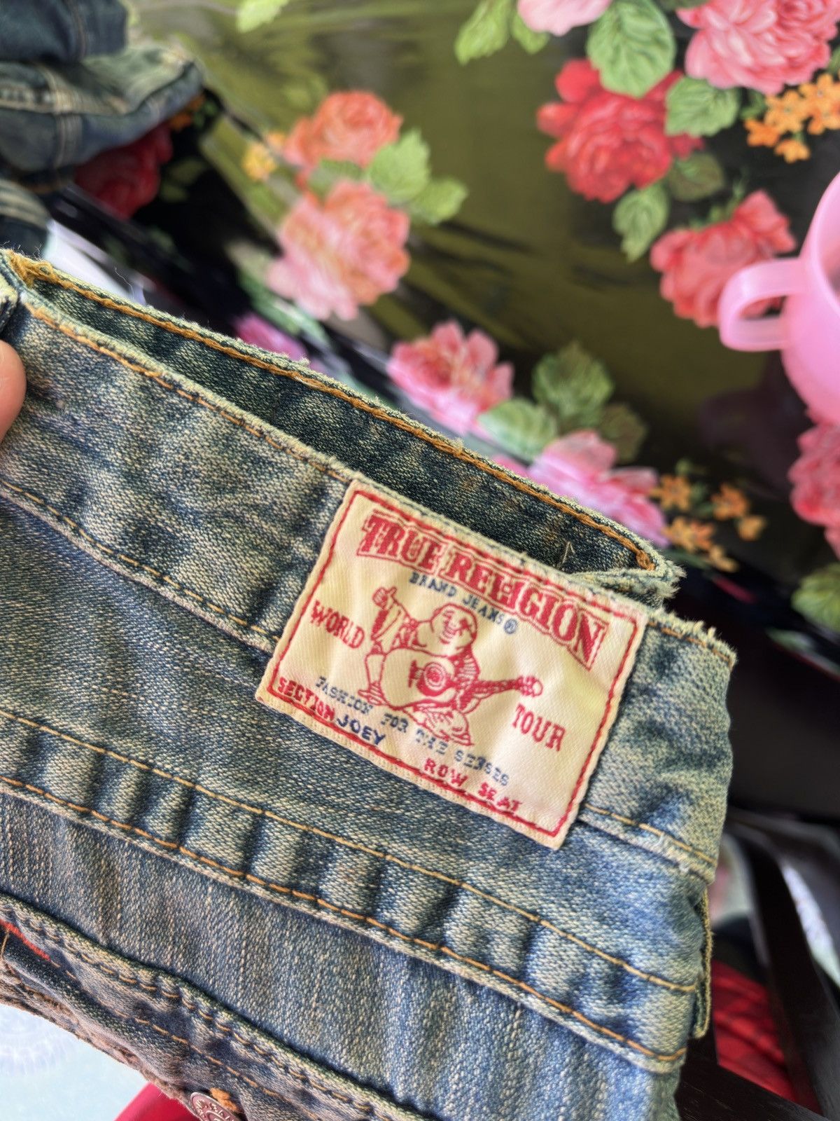 Japanese Brand Flare 💥 True Religion X King Baby Flare Fashion💥 Size US 28 / EU 44 - 12 Thumbnail