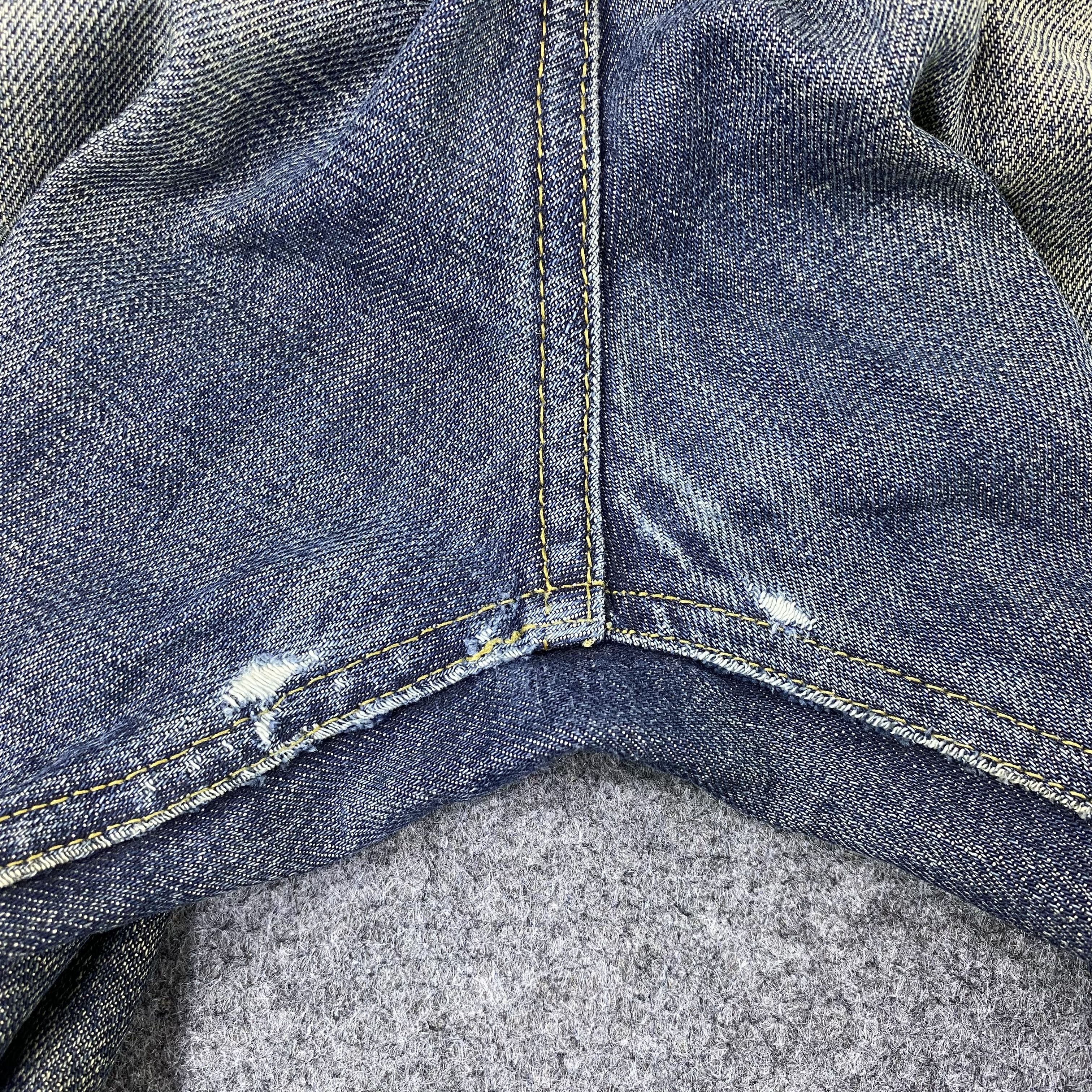 If Six Was Nine 2000s BARTACK JAPAN JEANS-J1151 Size US 36 / EU 52 - 13 Thumbnail