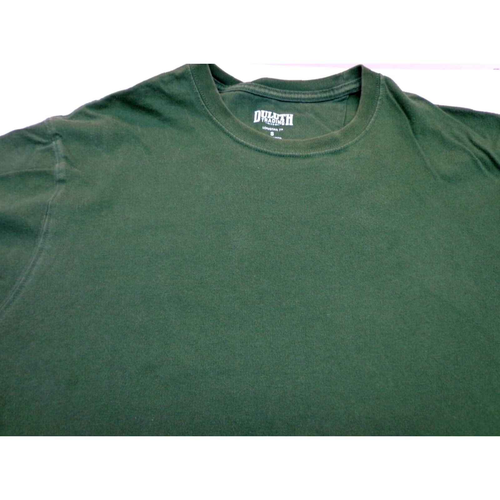 Vintage Duluth Mens T-Shirt Shirt Small Regular Green Cotton Crew Neck Short Sleeve Pockets Logo Vintage No Size US S / EU 44-46 / 1 - 2 Thumbnail