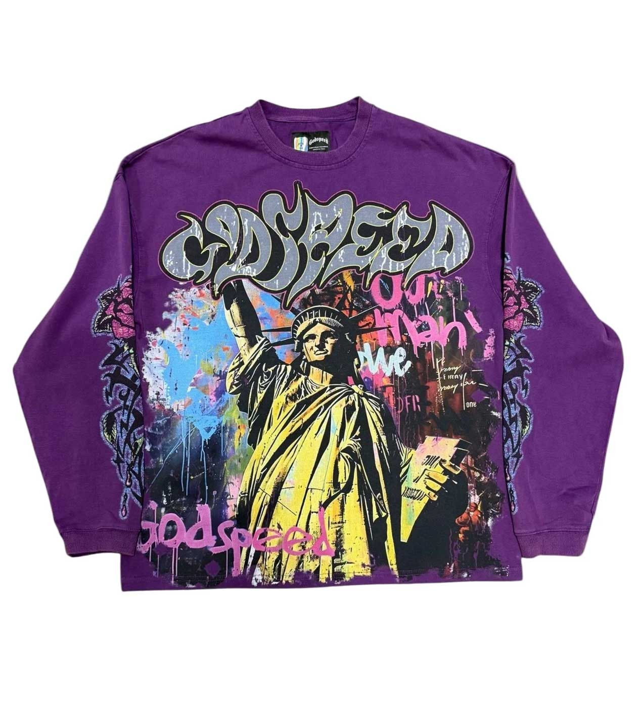 Godspeed Vandal L/S Tee Purple Size US S / EU 44-46 / 1 - 1 Thumbnail