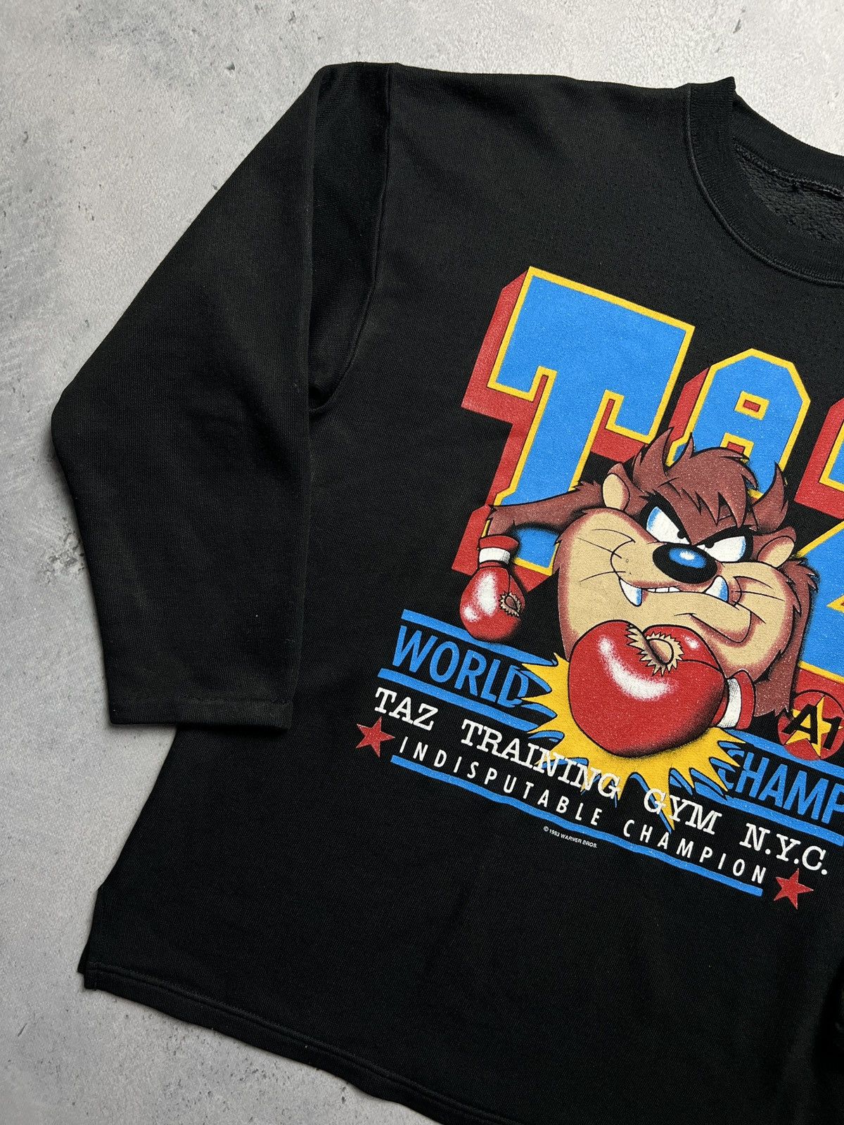 Warner Bros Vintage 1993 Warner Bros Tazmanian Devil Crewneck y2k USA Size US M / EU 48-50 / 2 - 3 Thumbnail